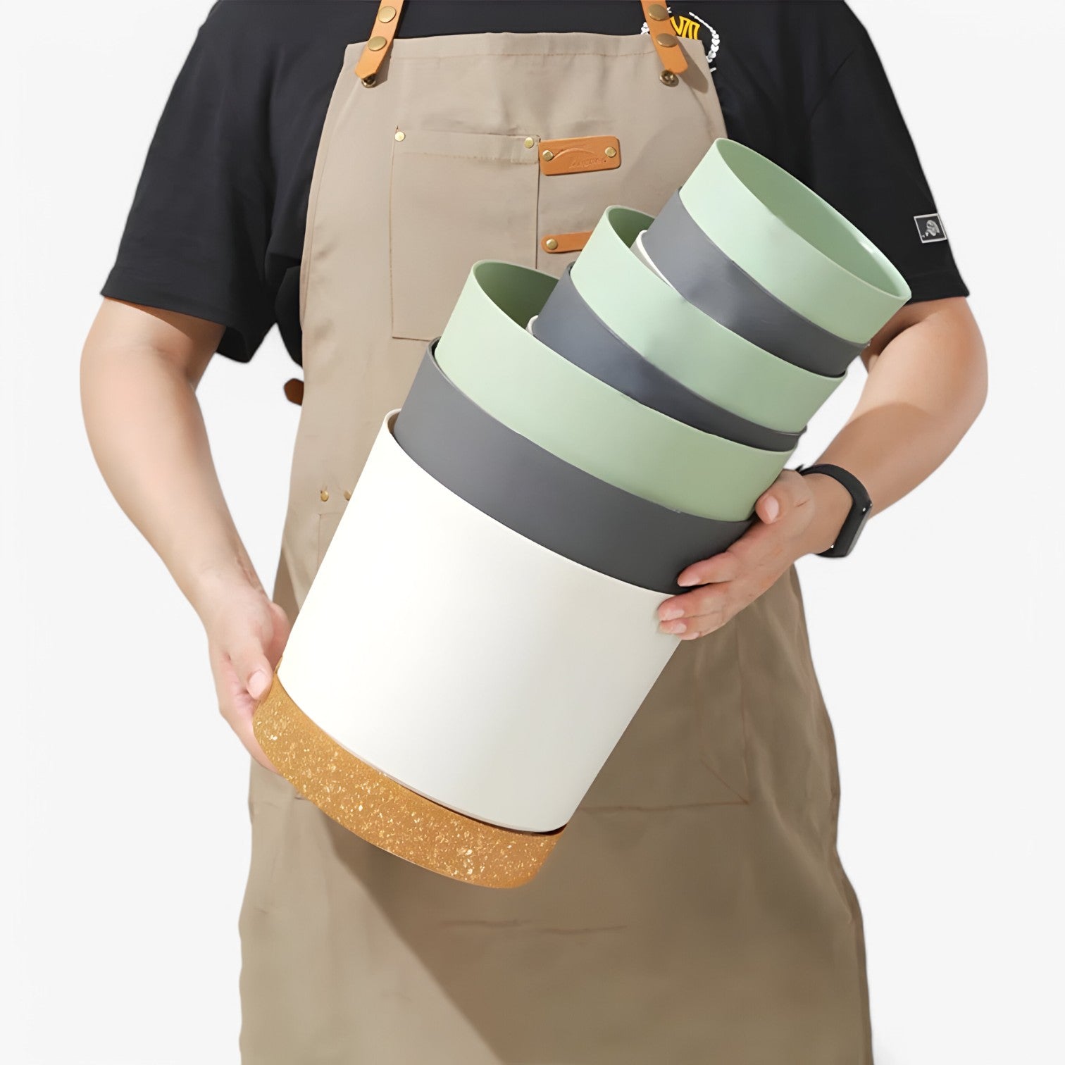 Amancio | Stilsikker plastikkrukke – med dræning for sund vækst - - house & garden - {{ product_tags }