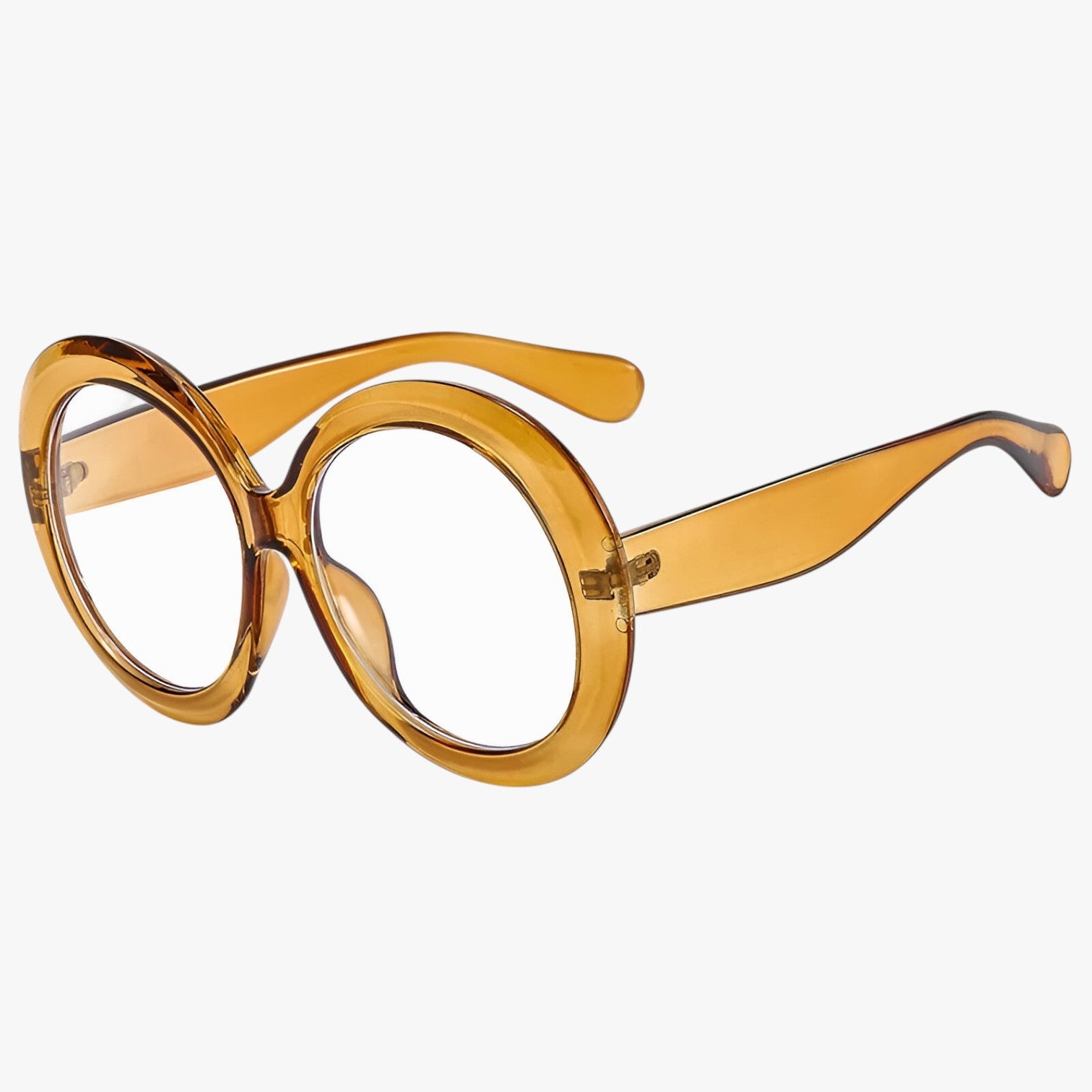 Daphne | Oversize luksus solbriller i runde former - C8 Te Transparent Som på billedet - women's fashion - {{ product_tags }
