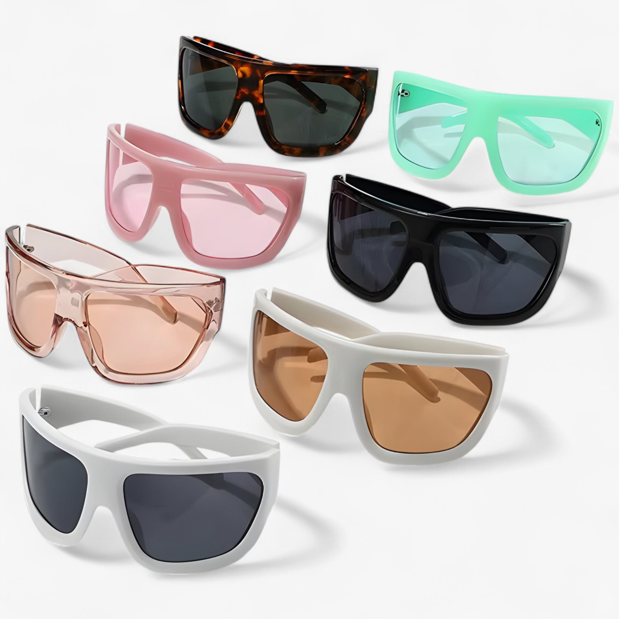 Ryder | Steampunk overdimensionerede sportssolbriller - - men's fashion - {{ product_tags }