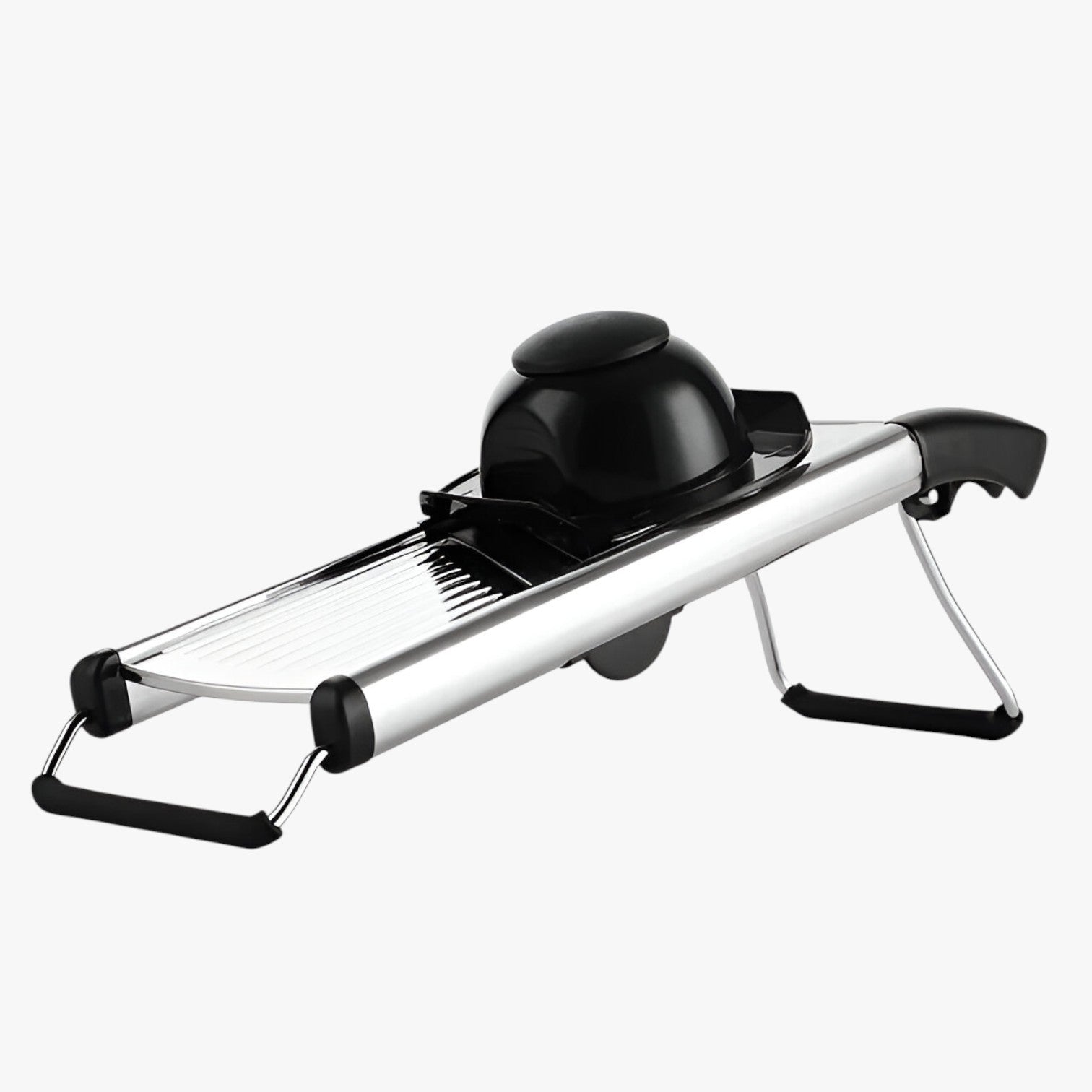 Bastian | RVS Justerbar Mandolin – Hurtig og Sikker Skæring af Grøntsager - - house & garden - {{ product_tags }