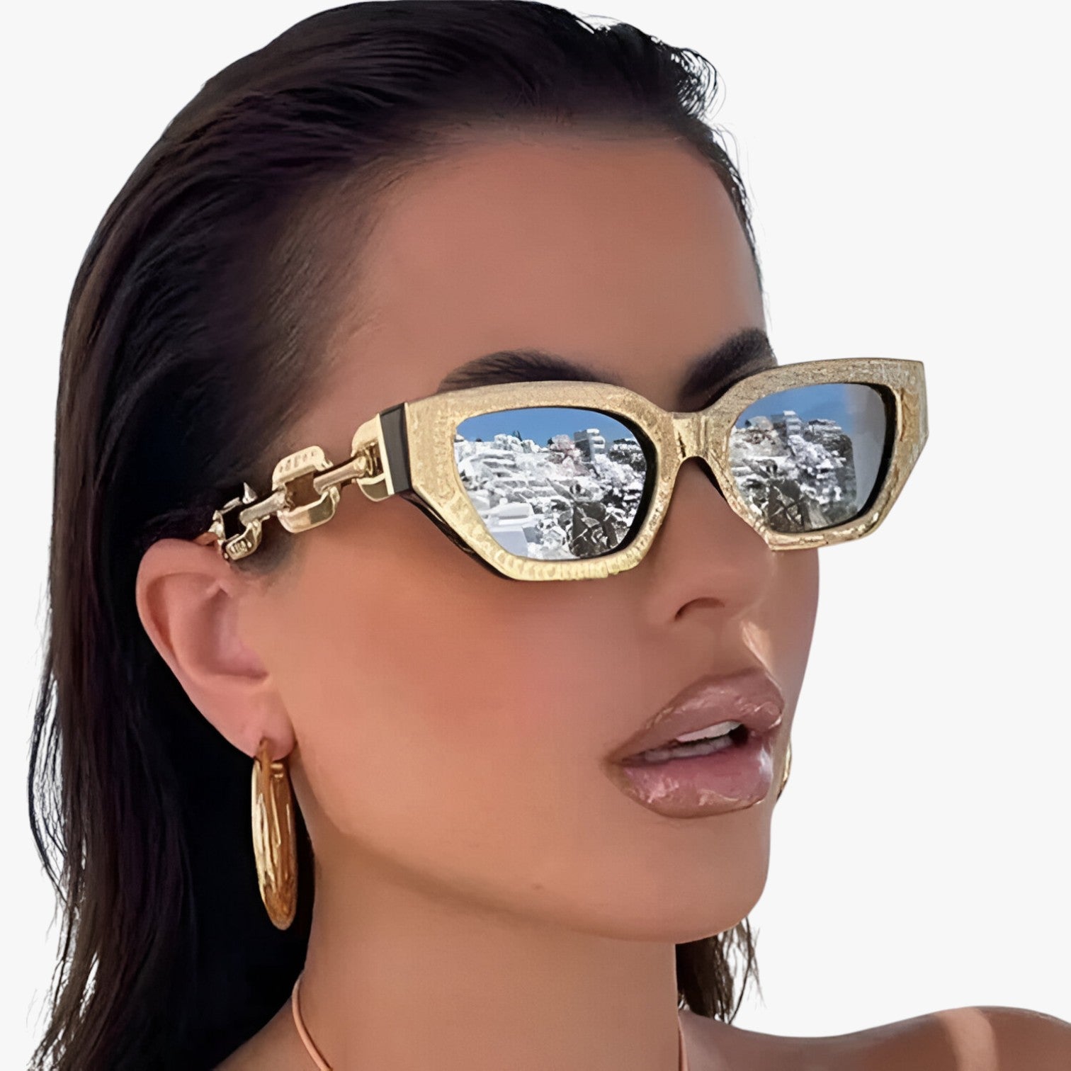 Carly | Vintage Cat-Eye solbrille – chic stil, UV-beskyttelse - - women's fashion - {{ product_tags }