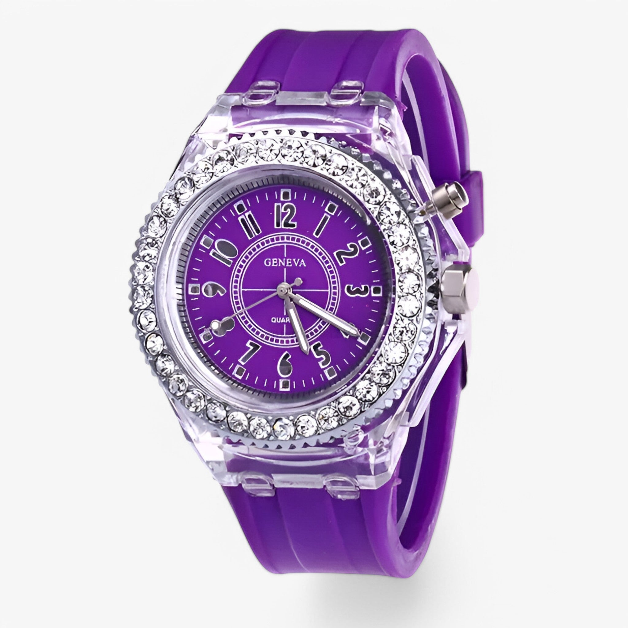 Francis | LED lys gel ur - lilla - watches - {{ product_tags }