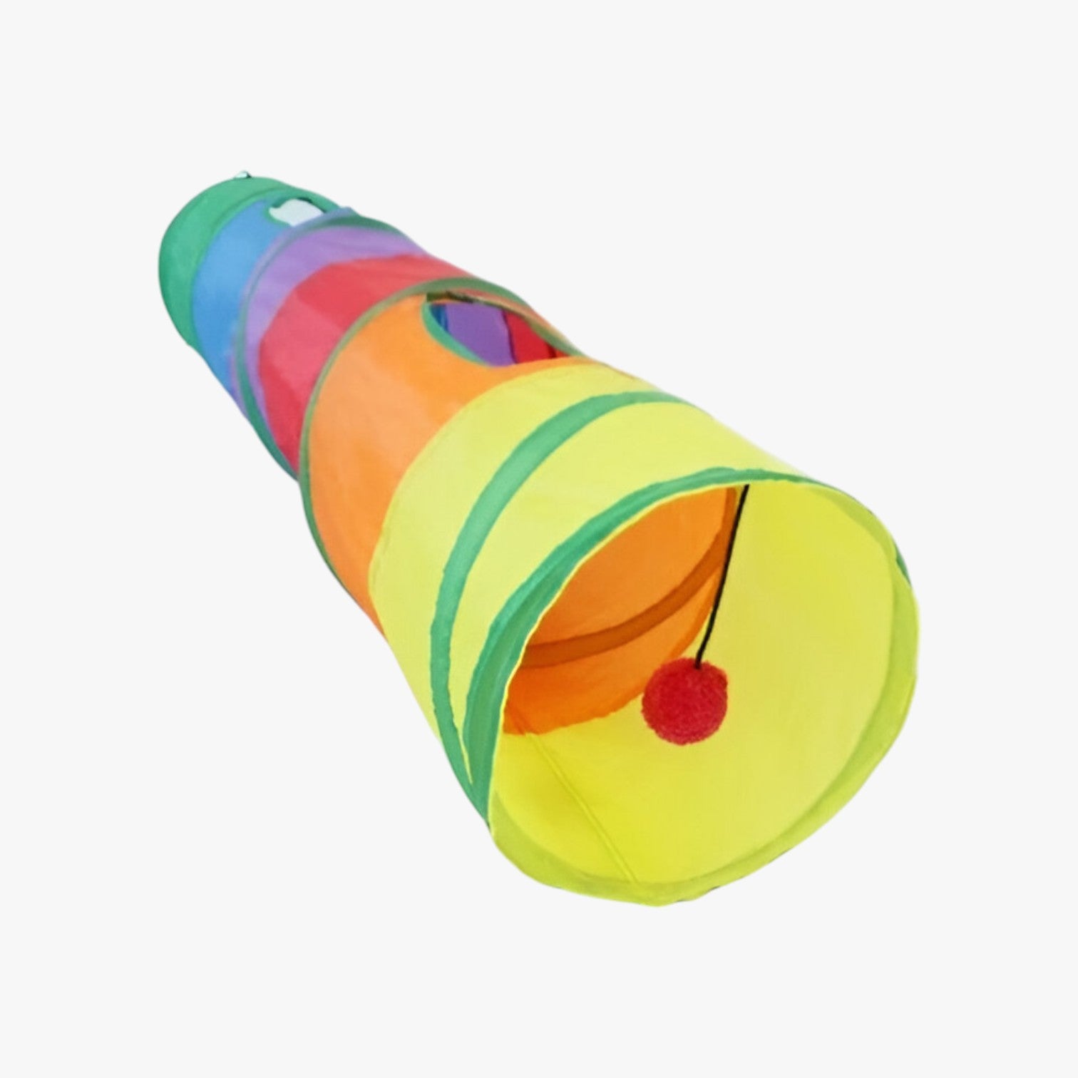 Charlie | Interaktiv T/Y Tunnel til Katte – Foldbar, Sjov og Pladsbesparende - Lang Vej Regnbue - other - {{ product_tags }
