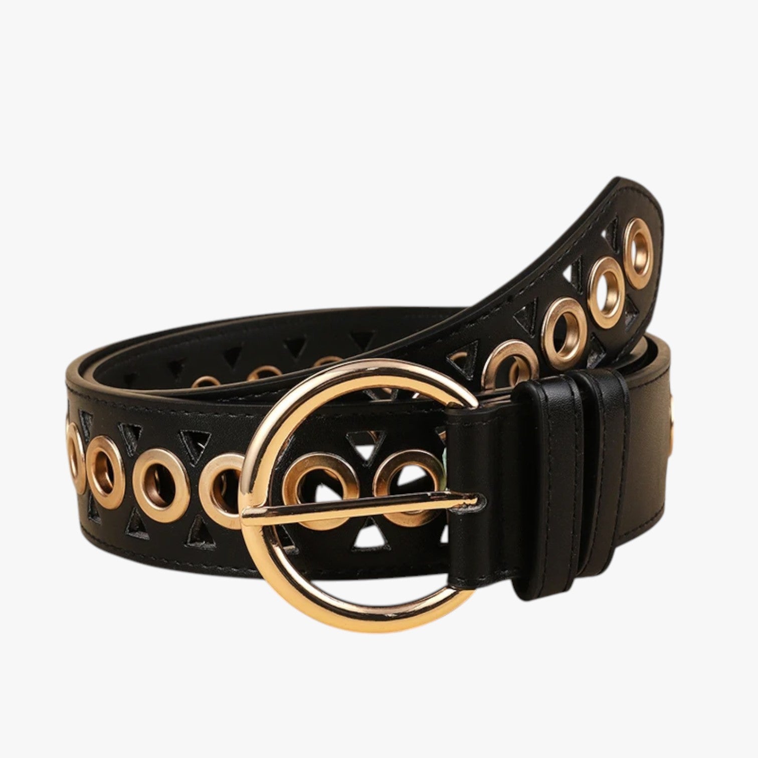 Emelia | Falsk læder punk med spikeknap Y2K - - Emelia | Falsk læder punk med spikeknap Y2K - €25 - {{ product_tags }