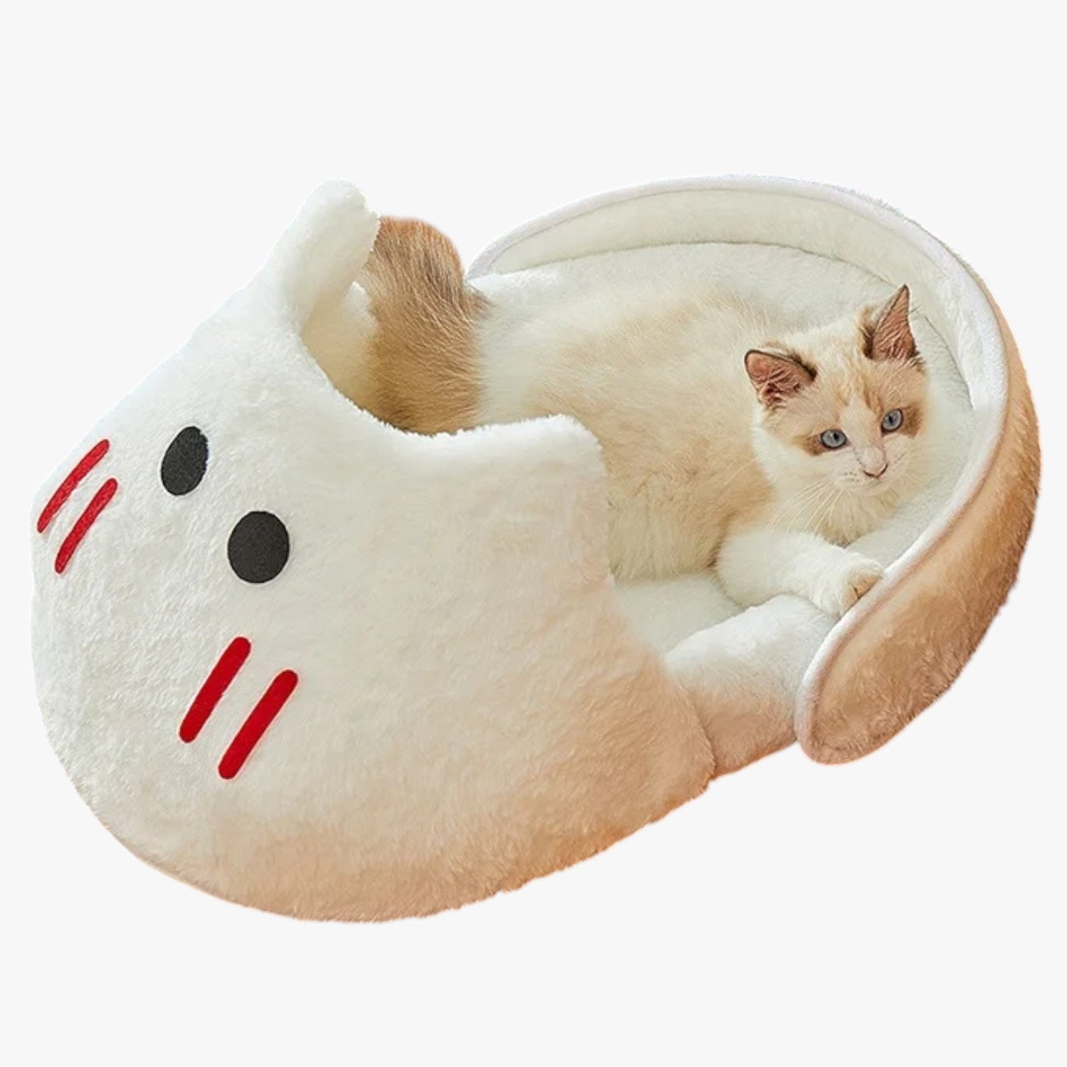 Amy | Blød Kaninformet Lukket Seng den Perfekte Pude til din Kat Søvn - - baby - {{ product_tags }