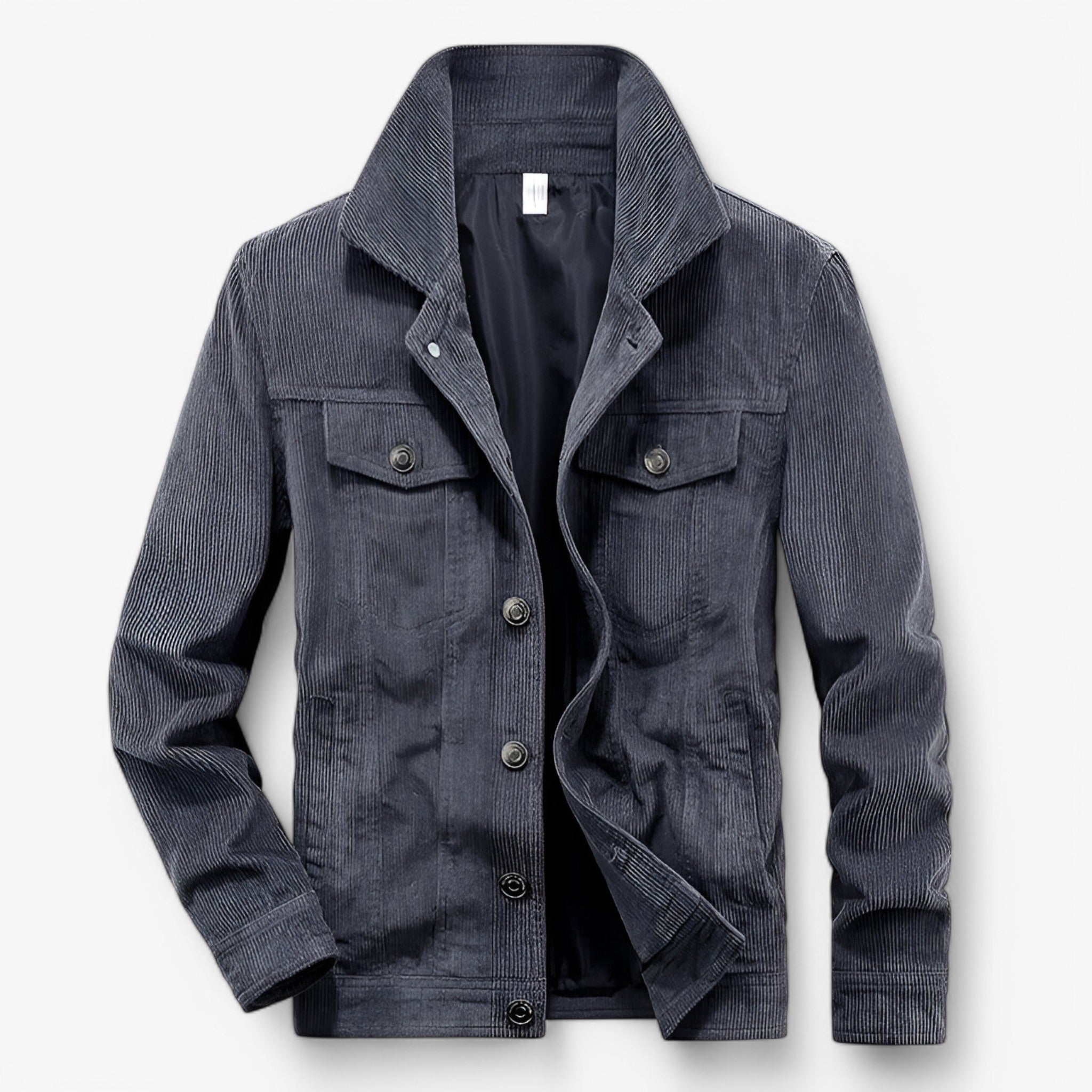 Robert | Corduroy Jakken - Vintage og trendy - Grå - men's fashion - {{ product_tags }