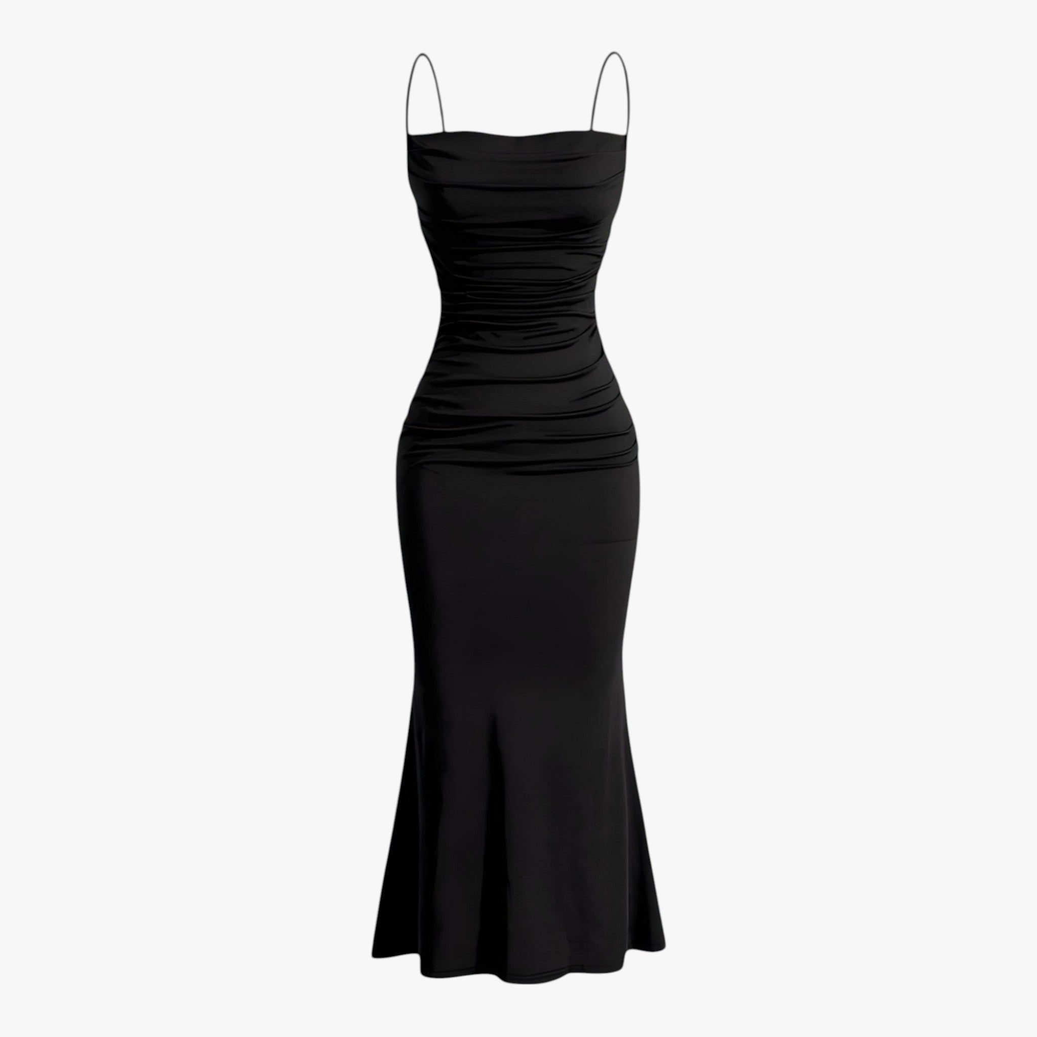 Ophélie | Maxi kjole - Forførelse og naturlig elegance - Sort - women's fashion - {{ product_tags }