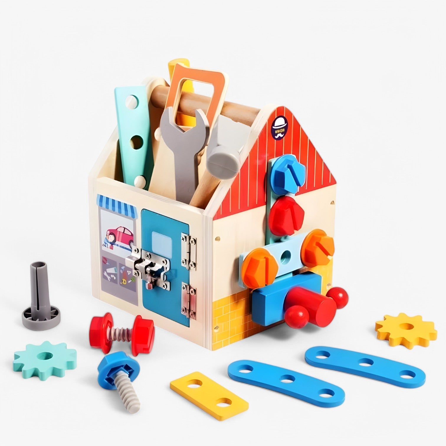 Emma | Træ værktøjskasse – Læring & Leg i Ét - - baby - {{ product_tags }