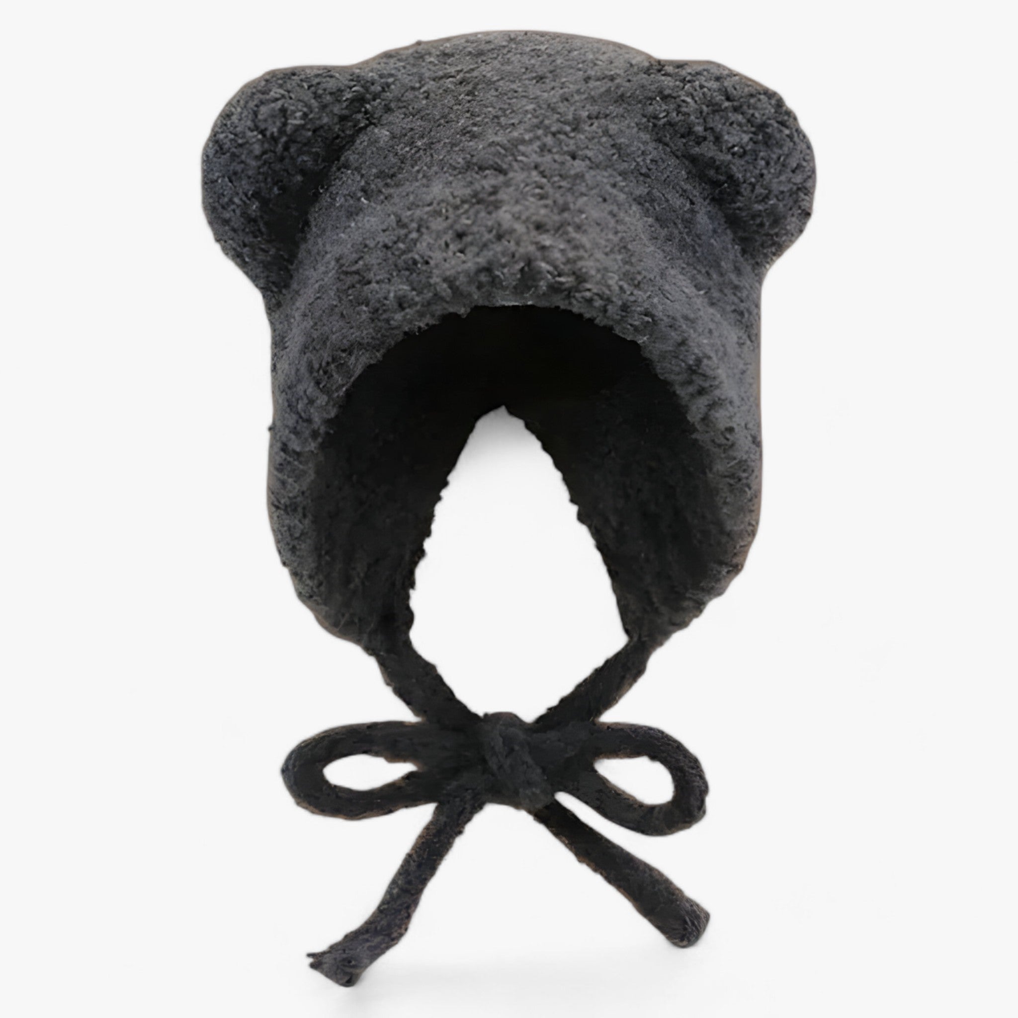 Yumi | Varme Læder-Uld Hue - Trendy & Komfortabel - Grå 56-58cm - winter - {{ product_tags }