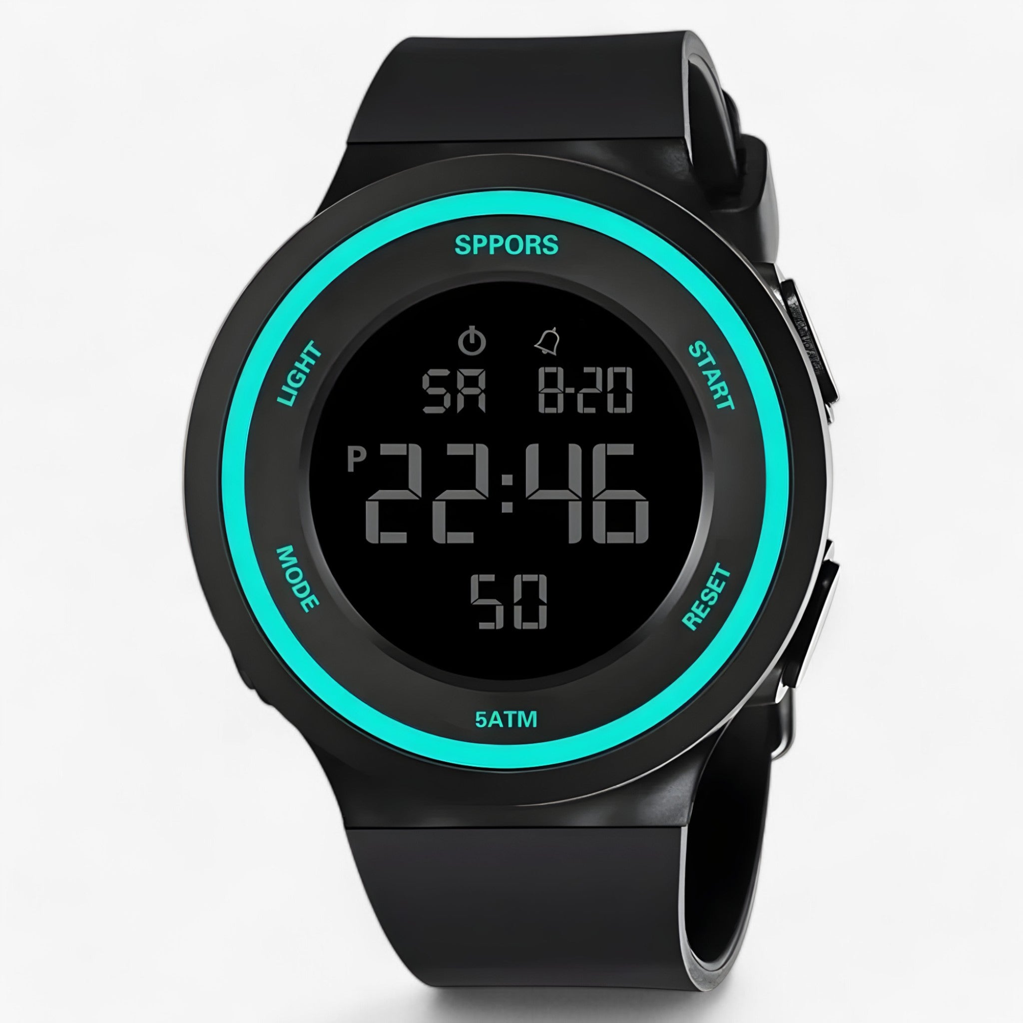 Alex | Vandtæt & Stilfuld - Perfekt til Udeoplevelser - Cyan - watches - {{ product_tags }