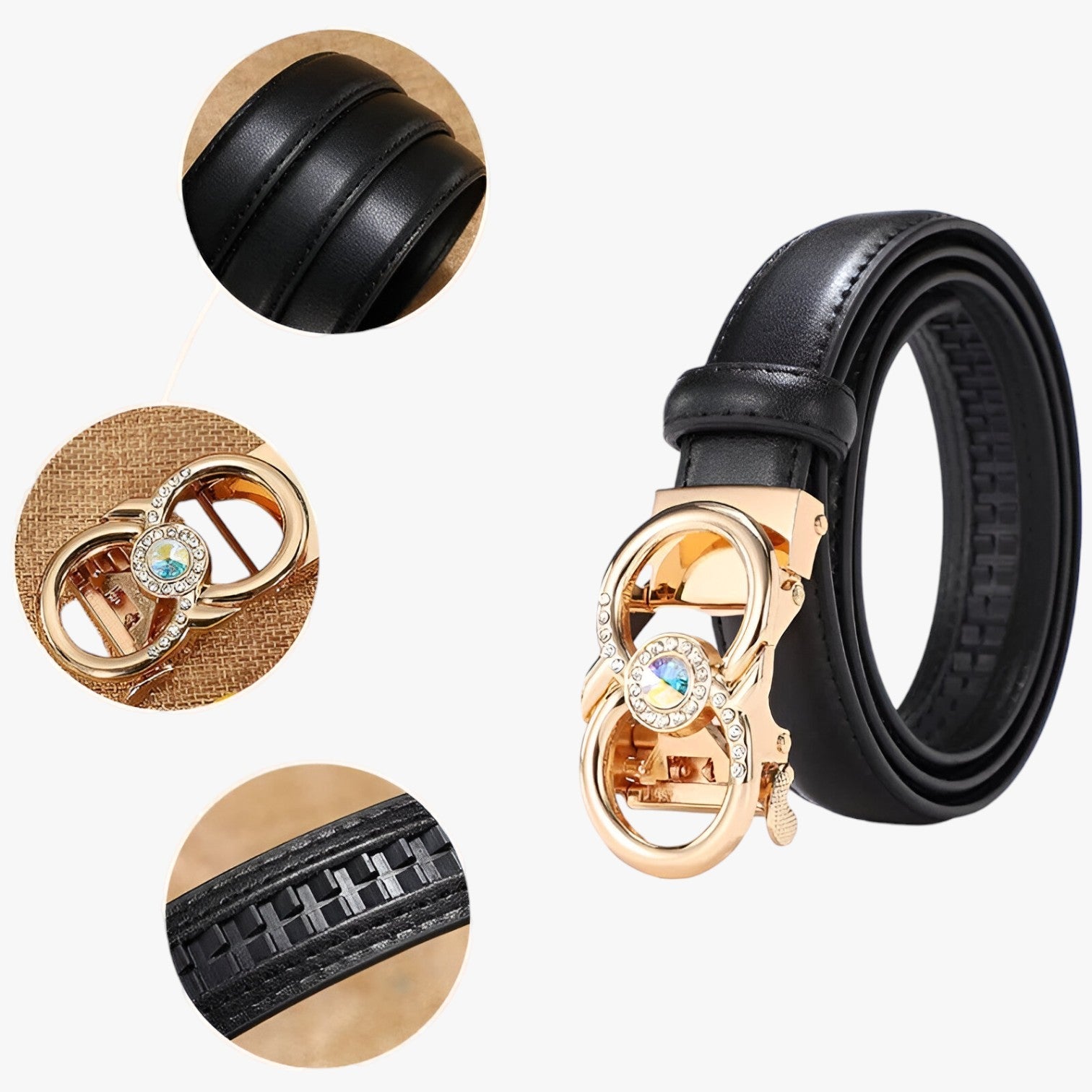 Lottie | Luksus læderbælte til kvinder – elegant og perfekt pasform - - women's fashion - {{ product_tags }