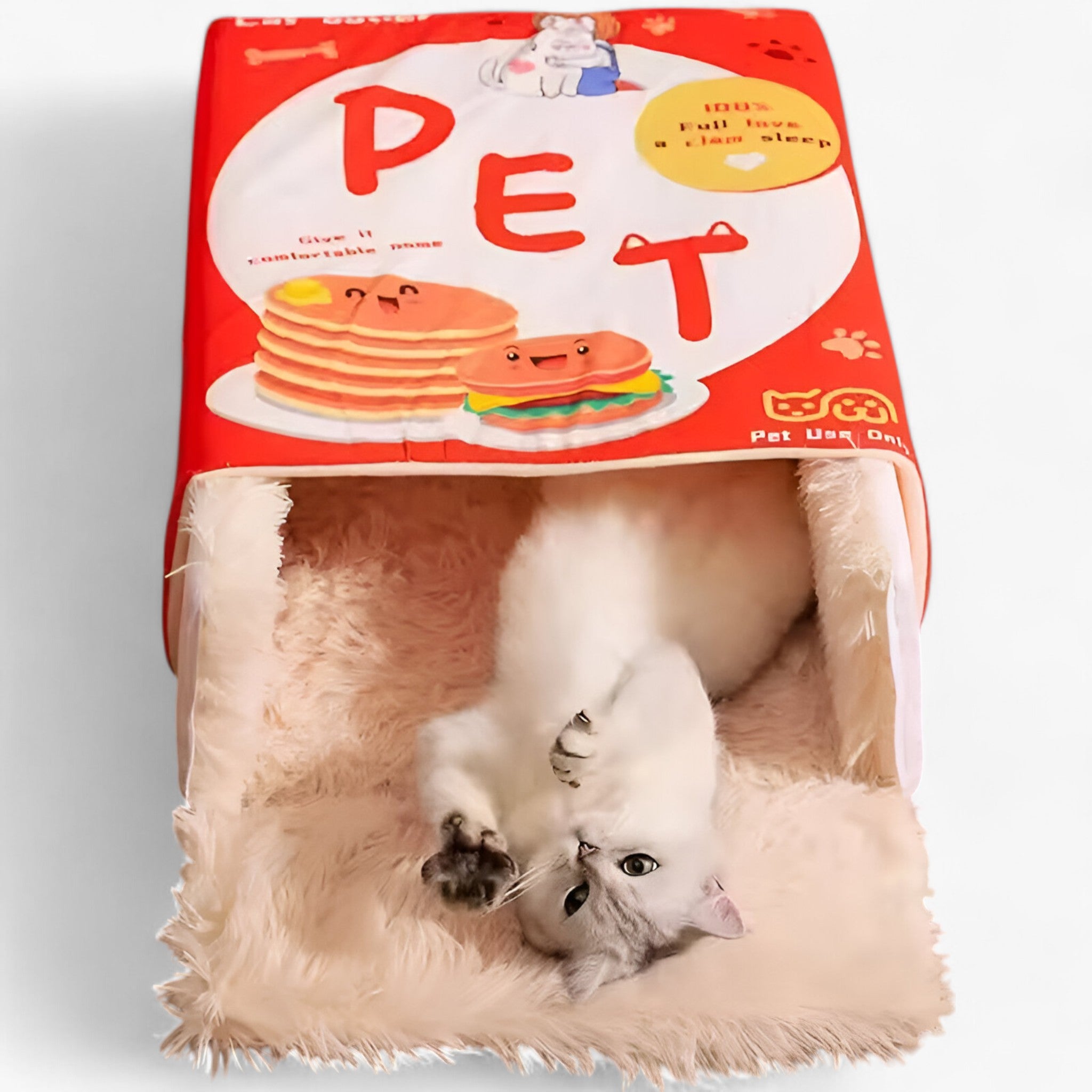 Biscuit | Fuldstændig Lukket Kattebed – Hyggeligt og Sikret Hvileområde - - house & garden - {{ product_tags }
