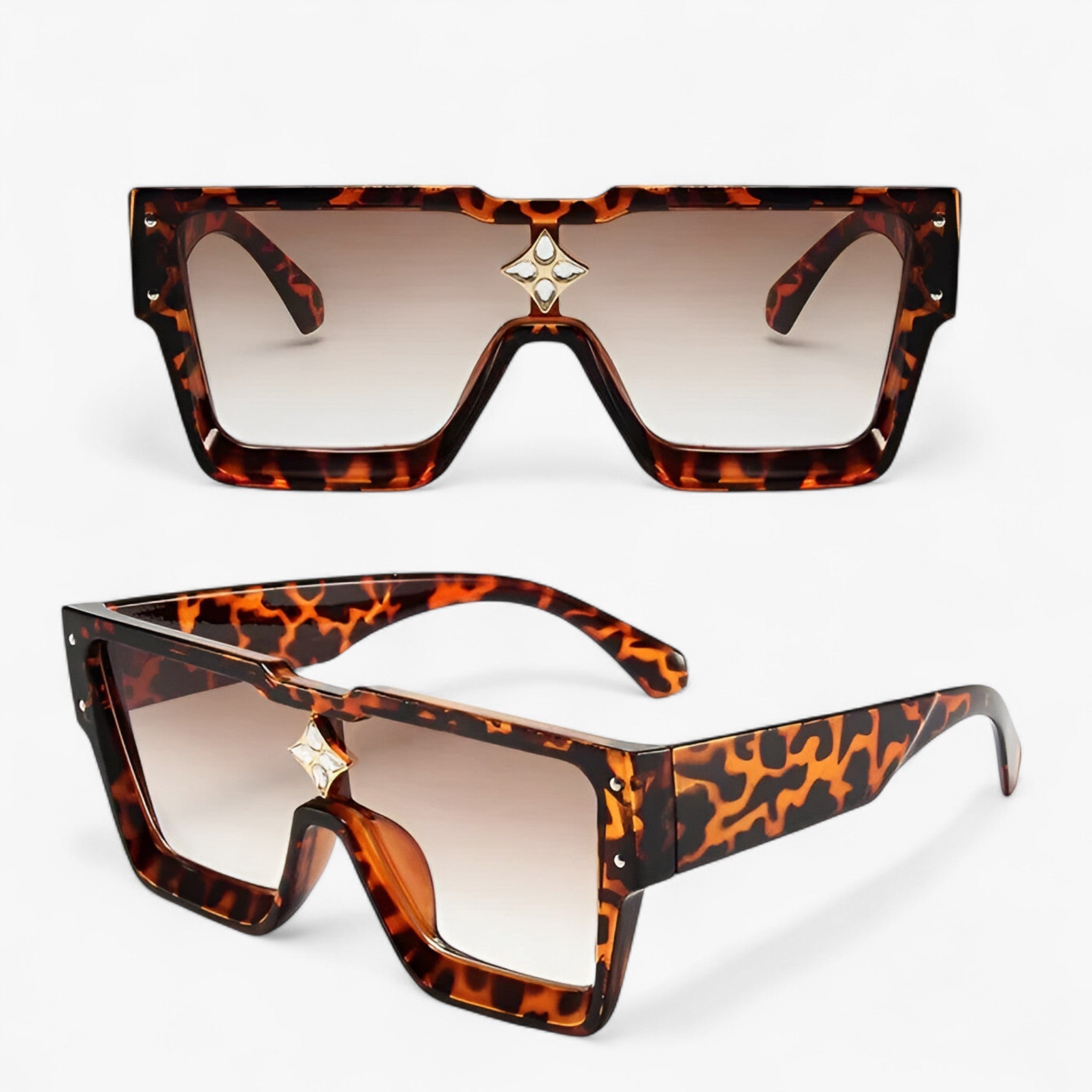 Victor | Unisex firkantet solbrille med UV400-beskyttelse - C6 - men's fashion - {{ product_tags }