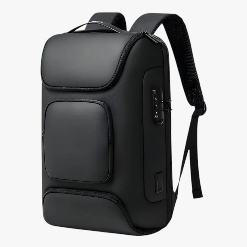 Luca | Vandtæt rygsæk med USB-port - Sort 47 x 30 x 16 cm - bags - {{ product_tags }