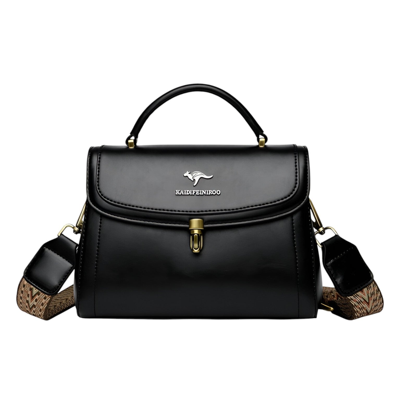 Arabella | Elegant skuldertaske og crossover taske i læder - Sort - bags - {{ product_tags }