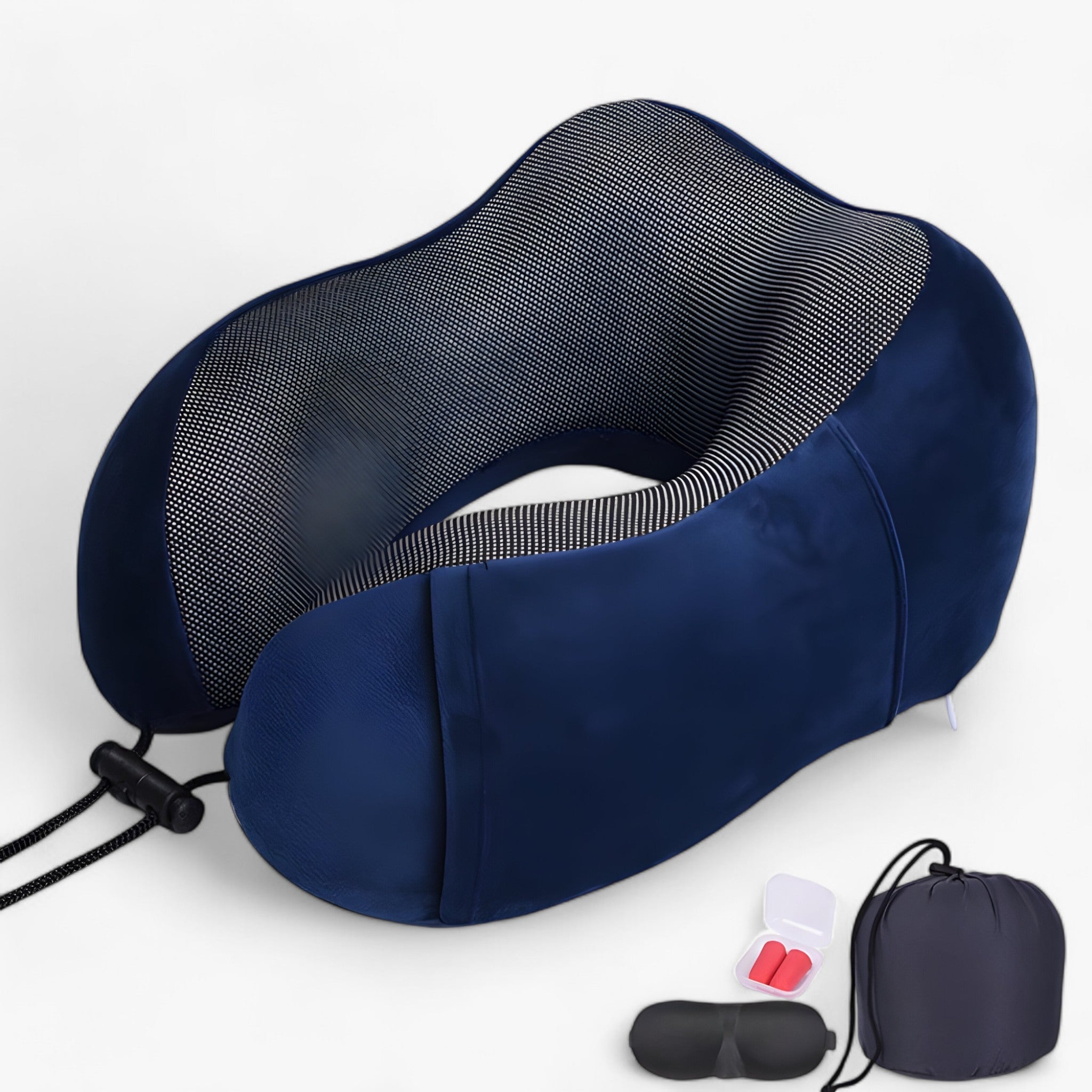 CloudRest | U-formet resehovedpude - memory skum til nakkestøtte - Blå Kostume - other - {{ product_tags }
