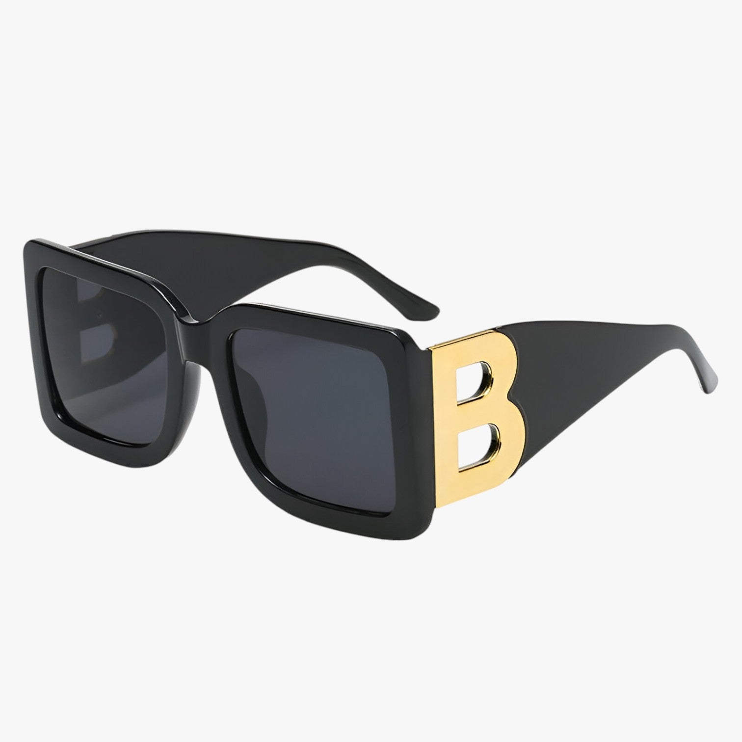 Veda | Stoer og stilfuld - Oversized solbrille med UV400-beskyttelse - Sort Grå Som vist - women's fashion - {{ product_tags }