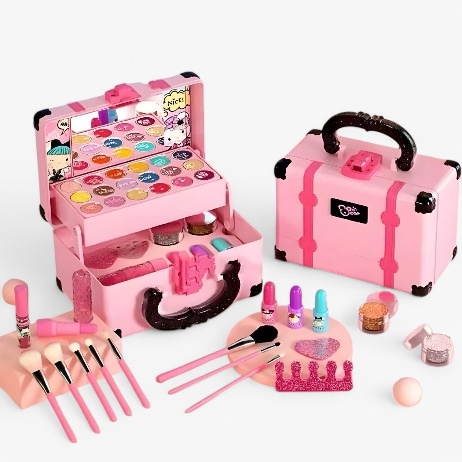 Fenna | Prinsesse Make-up Legetøjssæt – Sikkert & Kreativt Legesjov - - baby - {{ product_tags }