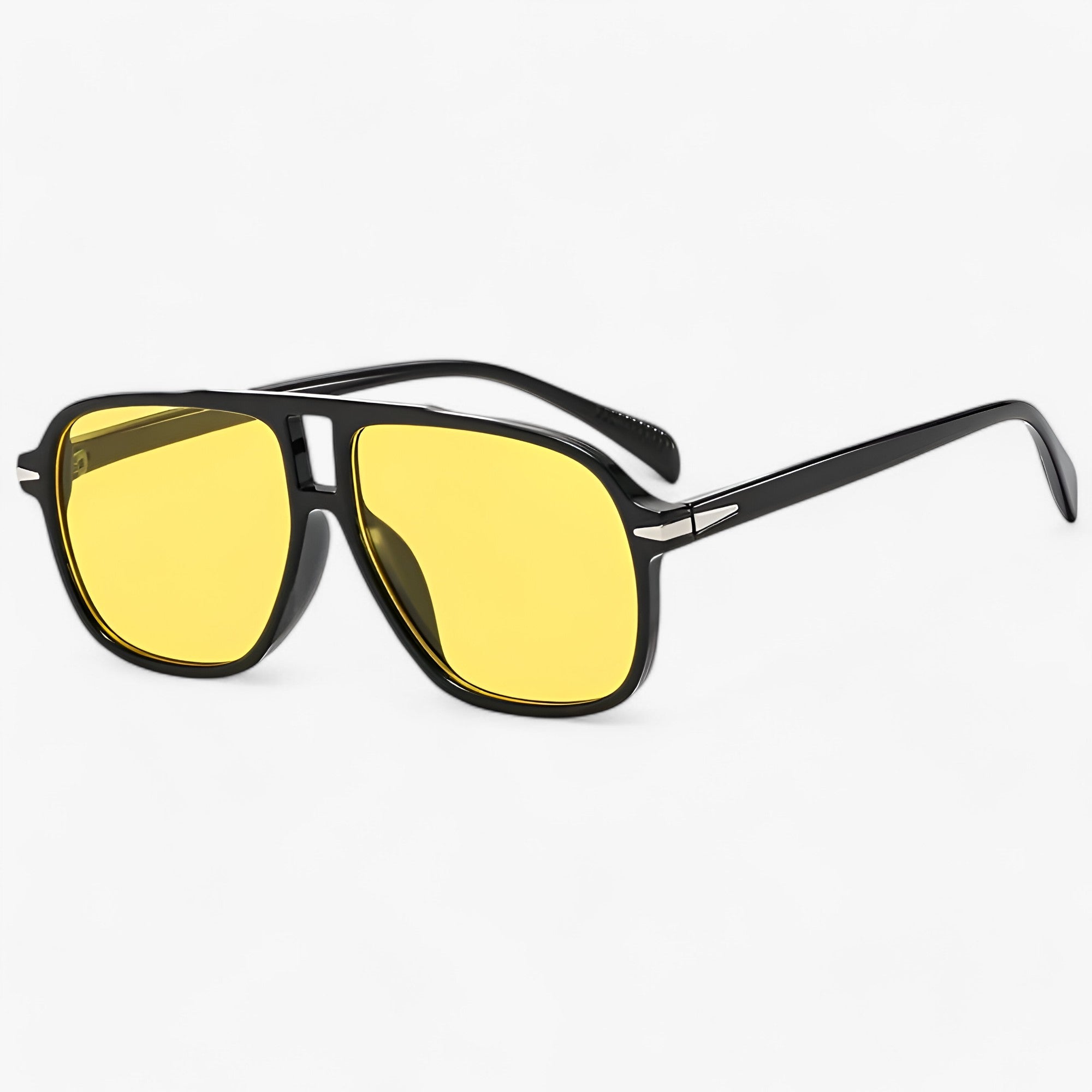 Marga| Solbrille aviator luksus UV400 - Stil & Beskyttelse - Sort Gul - Marga| Solbrille aviator luksus UV400 - Stil & Beskyttelse- €25 - {{ product_tags }