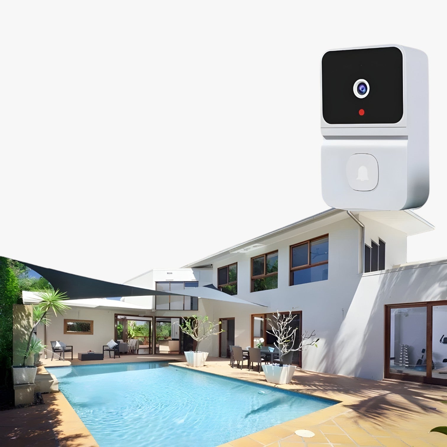 Dalton | Slim WiFi Videodørklokke med Tovejs Intercom - - gadgets - {{ product_tags }