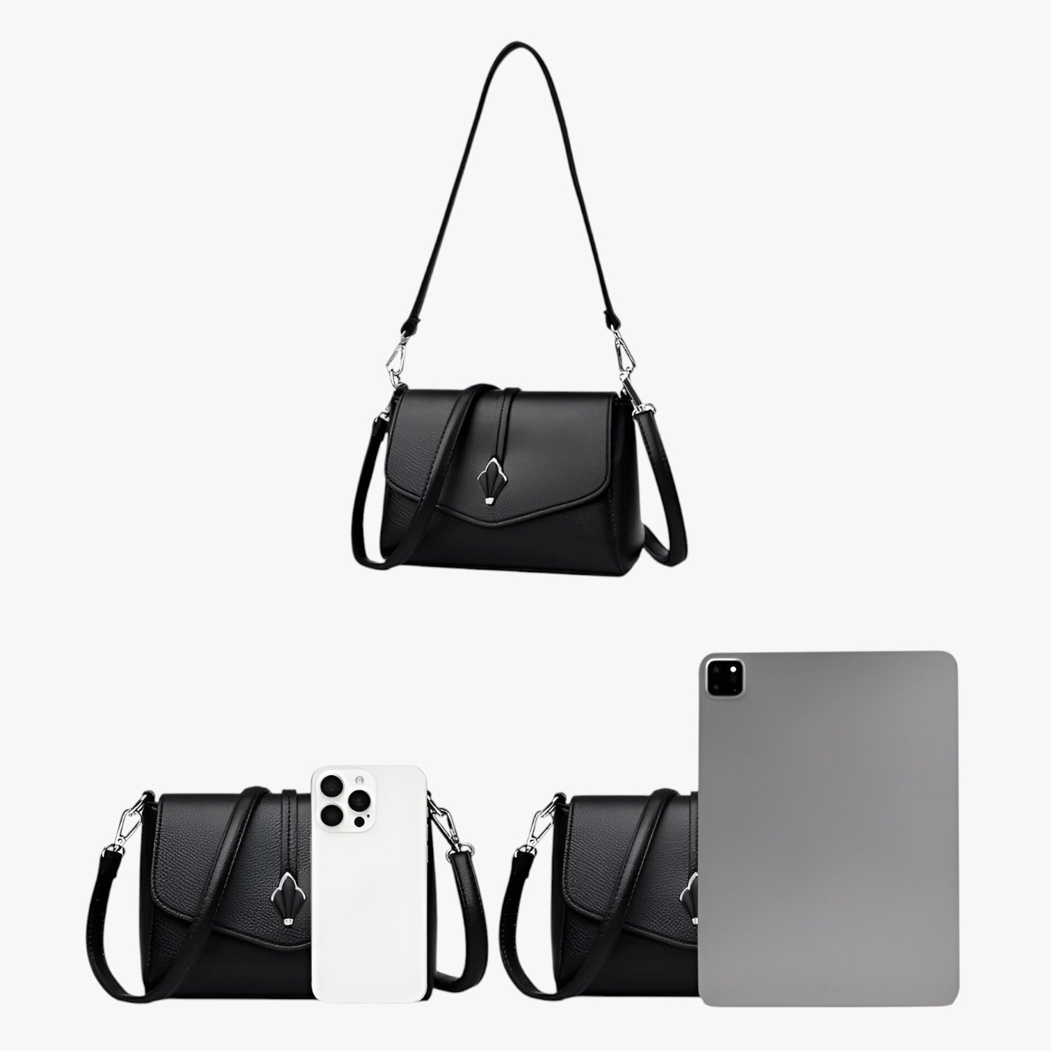 Julianna | Luksus PU læder skuldertaske - - bags - {{ product_tags }