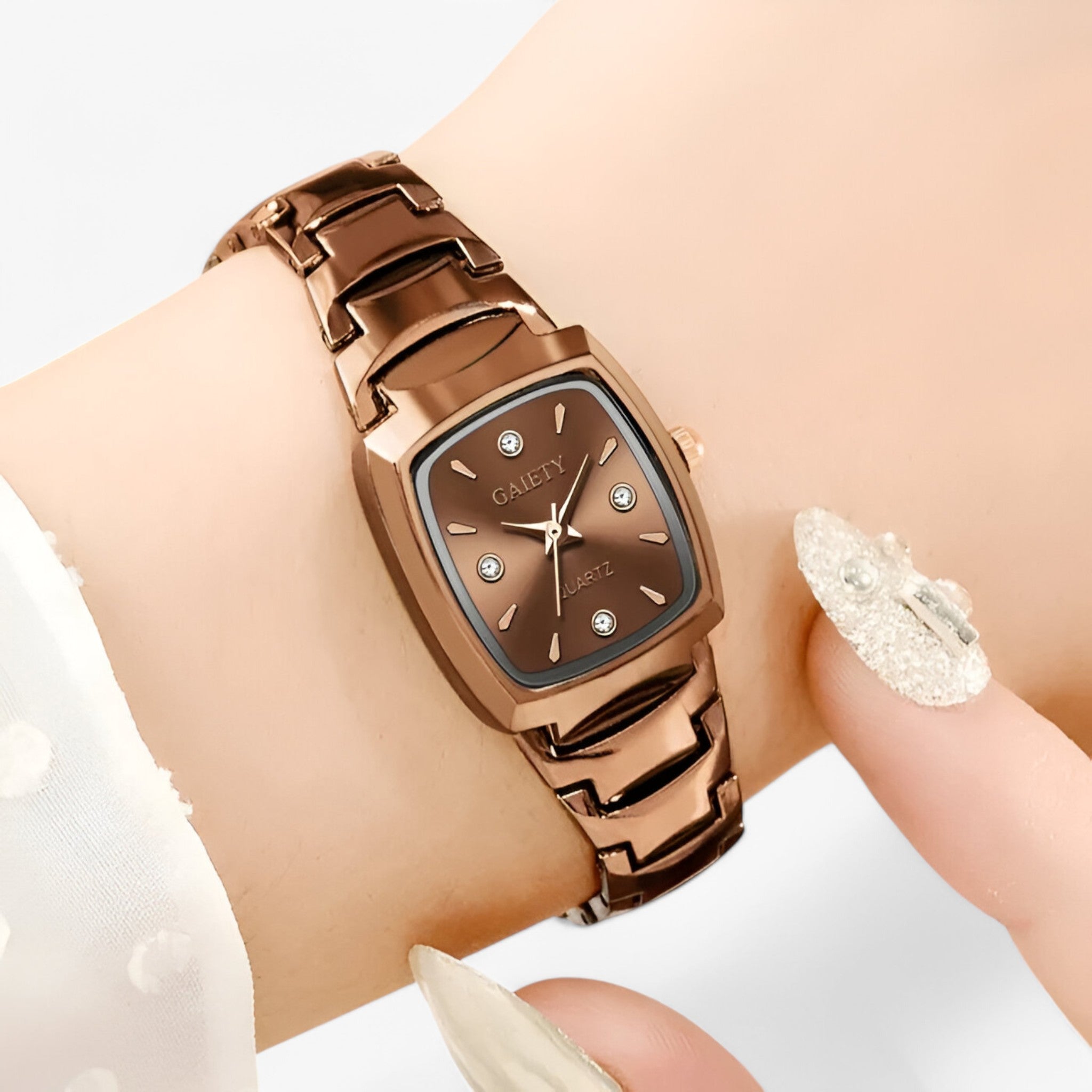 Irene | Casual dame quartz ur med rustfri stålrem - - watches - {{ product_tags }