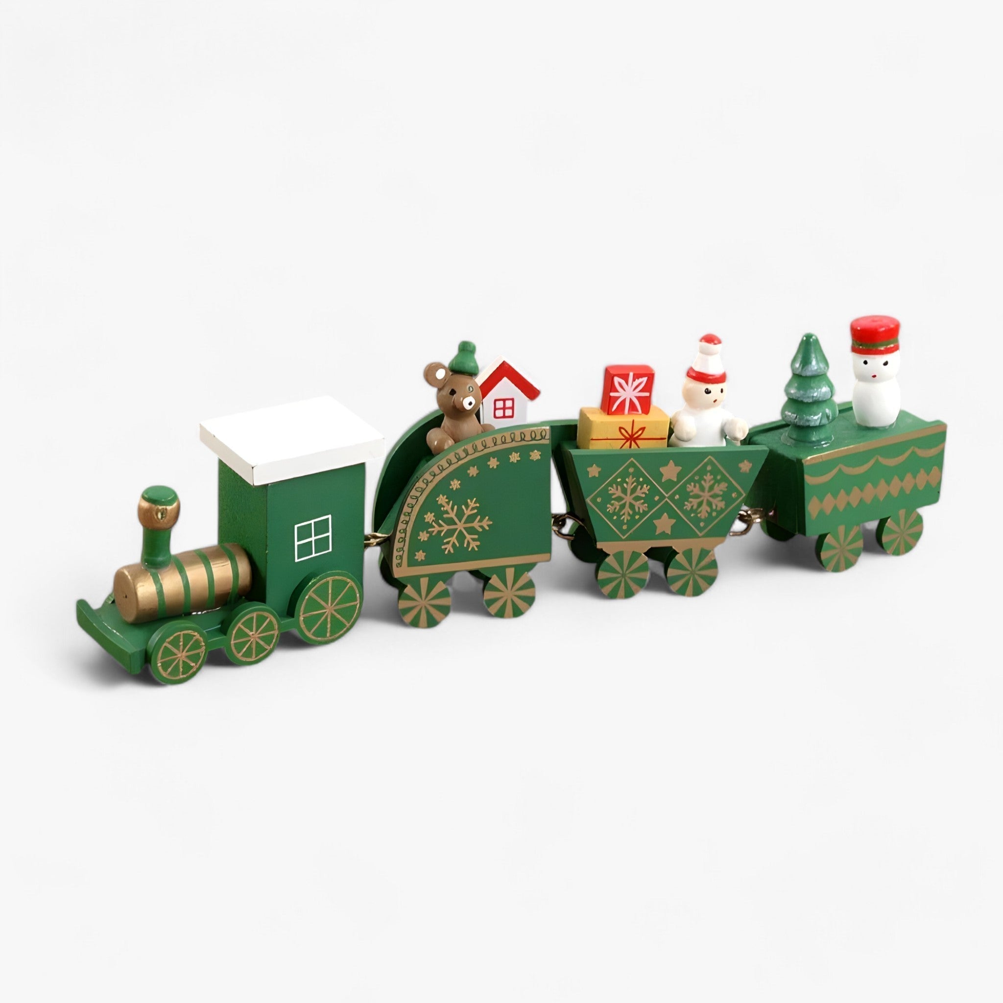Finurlig | Julepynt af damptog i træ - Stil2 1 +1 GRATIS - christmas - {{ product_tags }