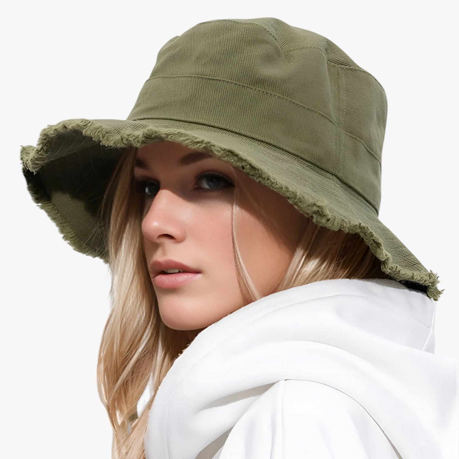Nadine | Damernes Denim Hat - Solbeskyttende, Justerbar og Perfekt til Udendørsbrug - - women's fashion - {{ product_tags }
