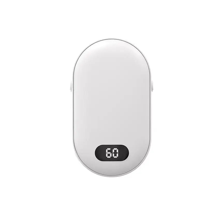2-i-1 Genopladelig Håndvarmer & Powerbank - USB Lommevarmer - Hvid - Winter Gadgets - {{ product_tags }