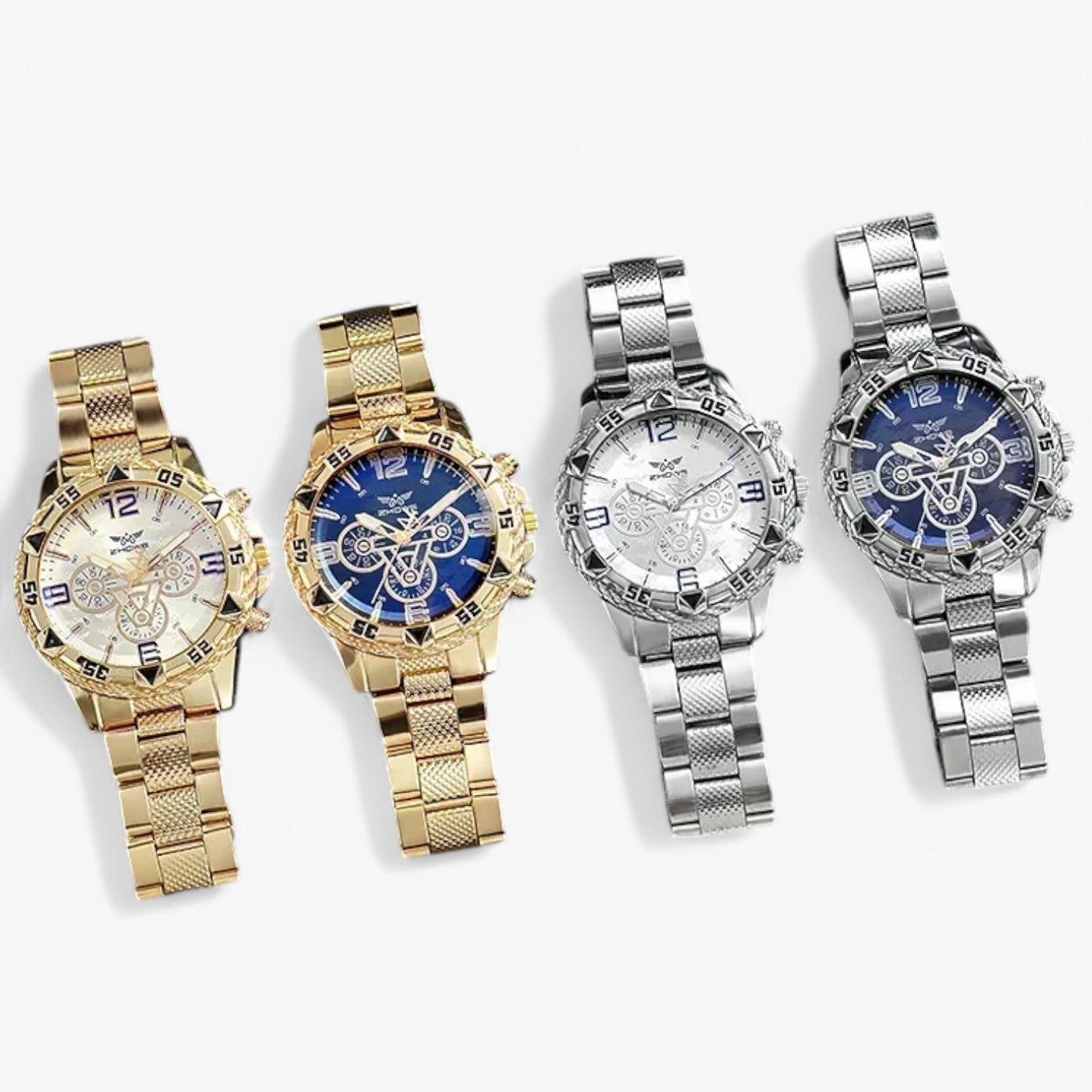 Vitalli | Luxe herreur - Stilfuld og tidløs med blå lysaccentuer - - watches - {{ product_tags }