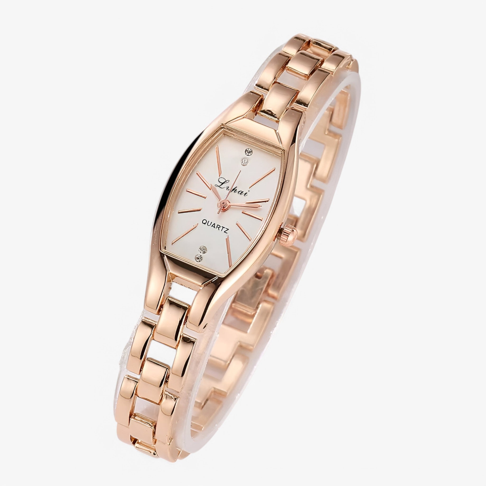Léa | Minimalistisk dameur med lille urskive og diamantdetaljer - - watches - {{ product_tags }