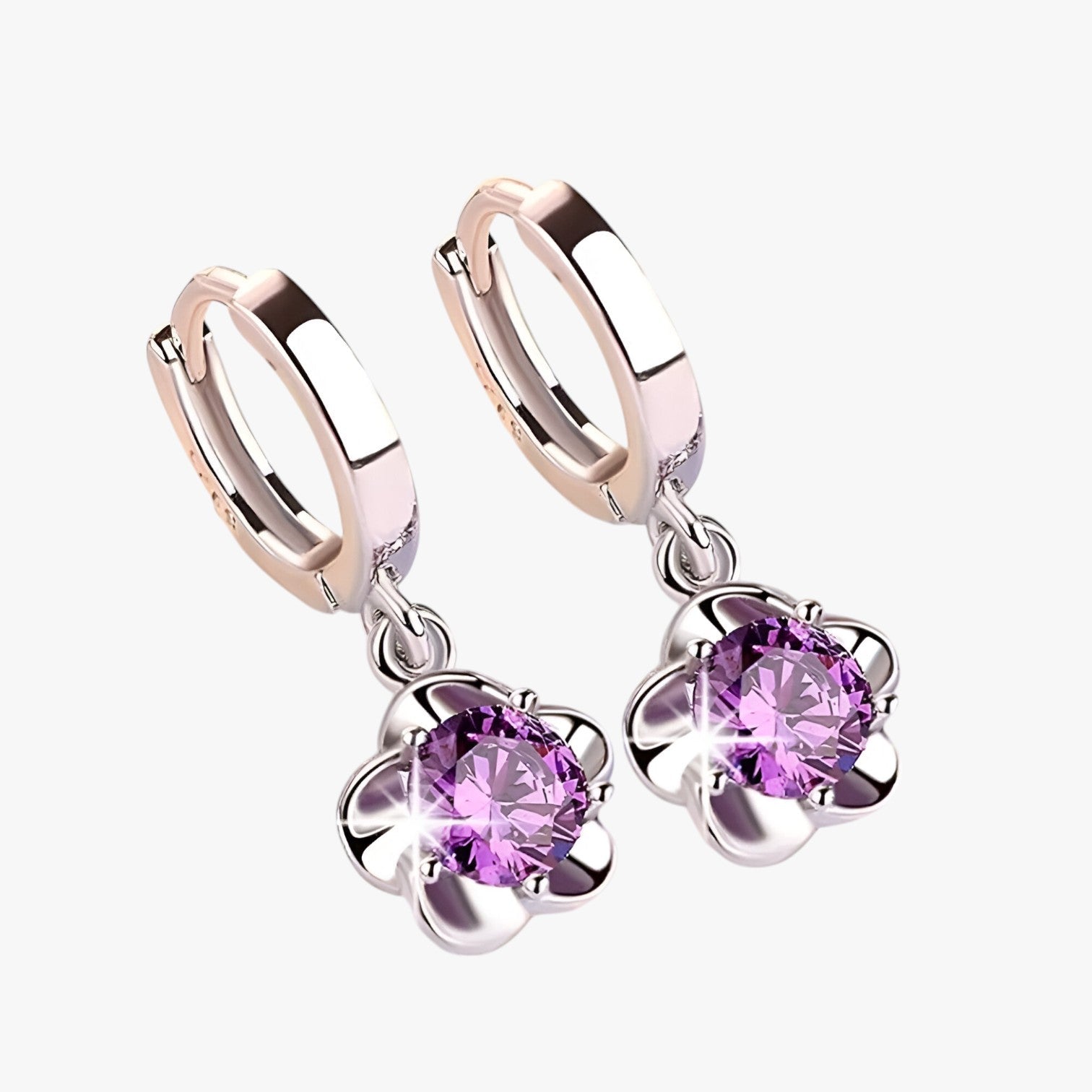 Hazel | Elegante øreringe i sterling sølv – funklende zirkonia-glans - - women's fashion - {{ product_tags }