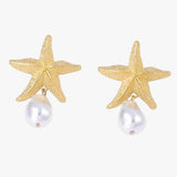 Xyla | Stylish shell-shaped earrings for a summery vibe