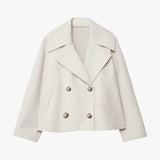 Estelle | Short Wool Jacket - Elegant Warmth