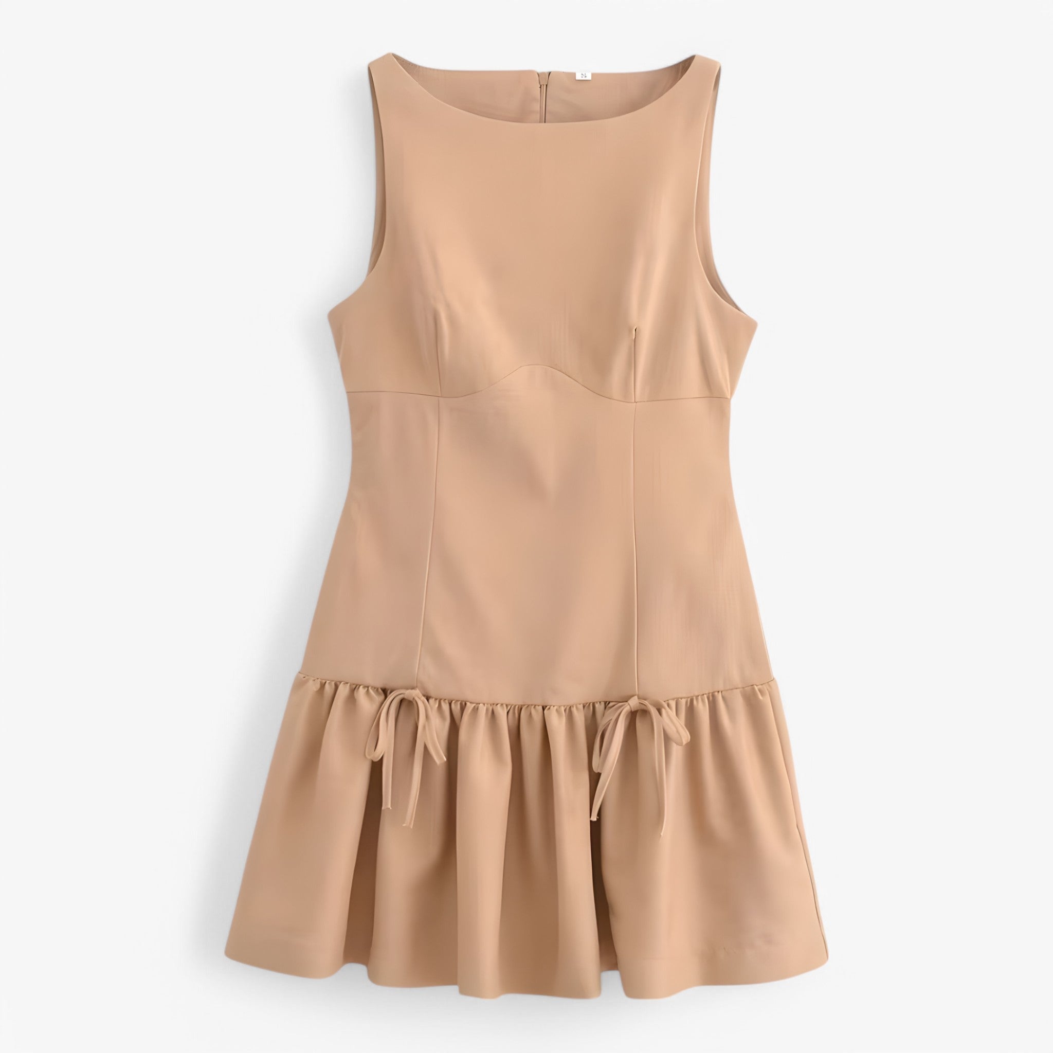 Dahlia | Mini kjole - Elegant og moderigtig - Khaki - women's fashion - {{ product_tags }
