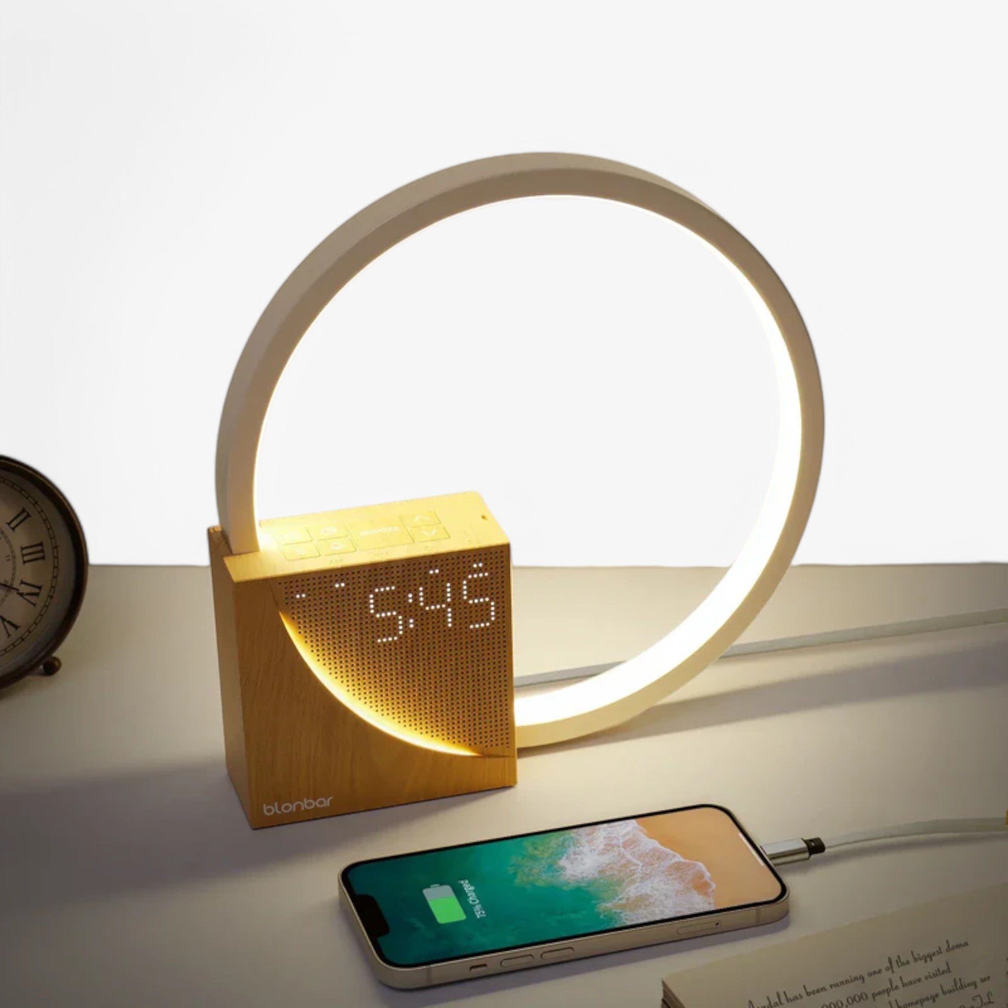 Luma | Stilfuld Touch-Lampe med 10W USB-Opladningsport - - other - {{ product_tags }