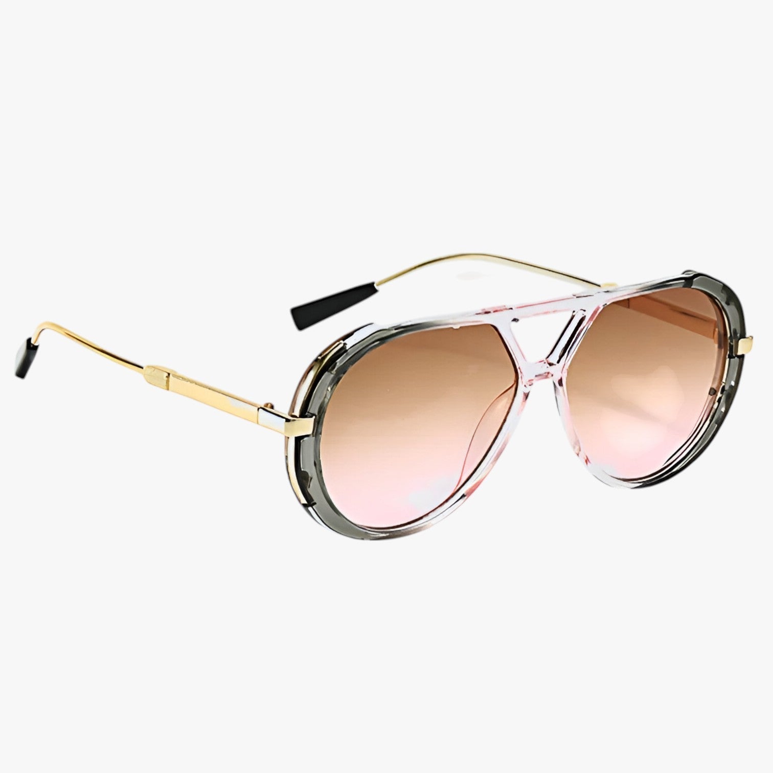 Arely | Trendy solbrille med stilfulde gradient glas - te lyserød - women's fashion - {{ product_tags }