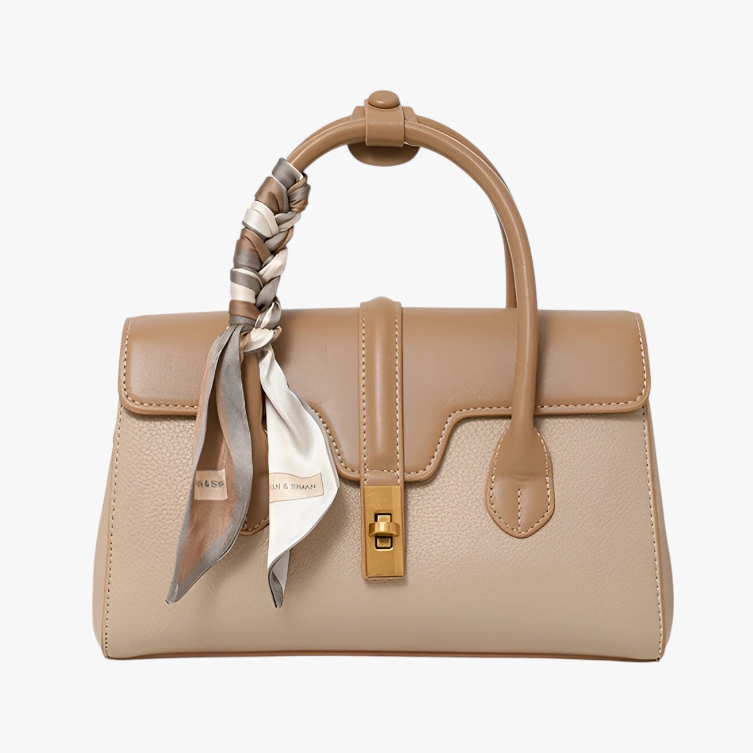 Naomi | Skuldertaske til kvinder i ægte bøffellæder, rummelig elegance 2025 - Beige (20cm<Max Længde<30cm) - bags - {{ product_tags }
