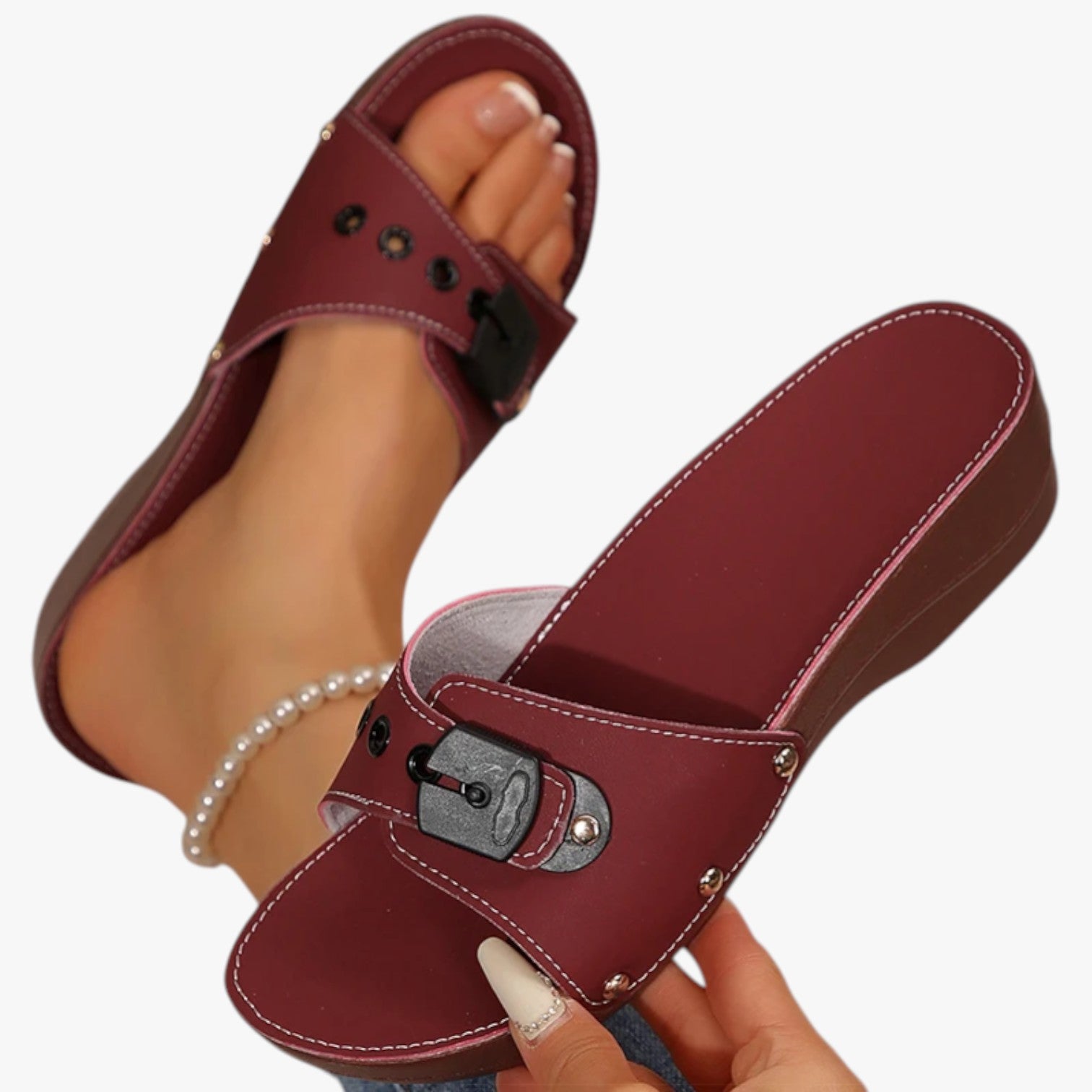 Cassandra | Eleganza sommer og blød komfort ved hvert skridt - - Cassandra | Eleganza sommer og blød komfort ved hvert skridt- €25 - {{ product_tags }