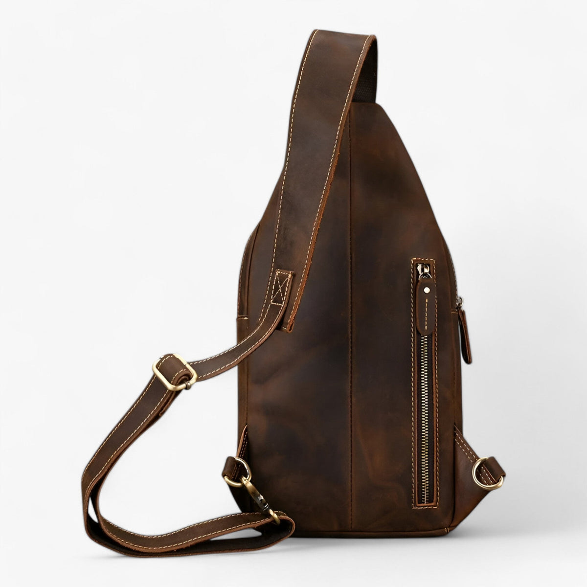Herre Ægte Kohudsleder Tablet-Satchel Taske