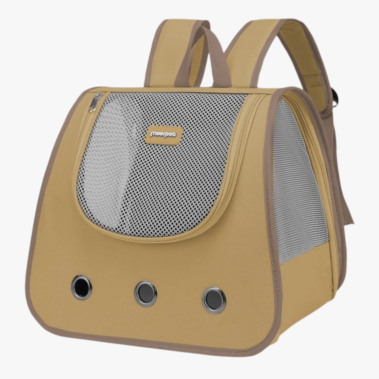 Lottie | Sammenklappeligt og åndbart hundetaskebag - Khaki - baby - {{ product_tags }