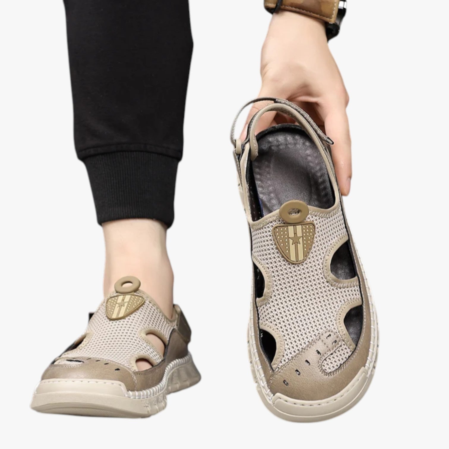 Aaron | Åndbare Sommer Sko til Mænd, Skridsikre og Ultrakomfortable - - Aaron | Åndbare Sommer Sko til Mænd, Skridsikre og Ultrakomfortable - €25 - {{ product_tags }
