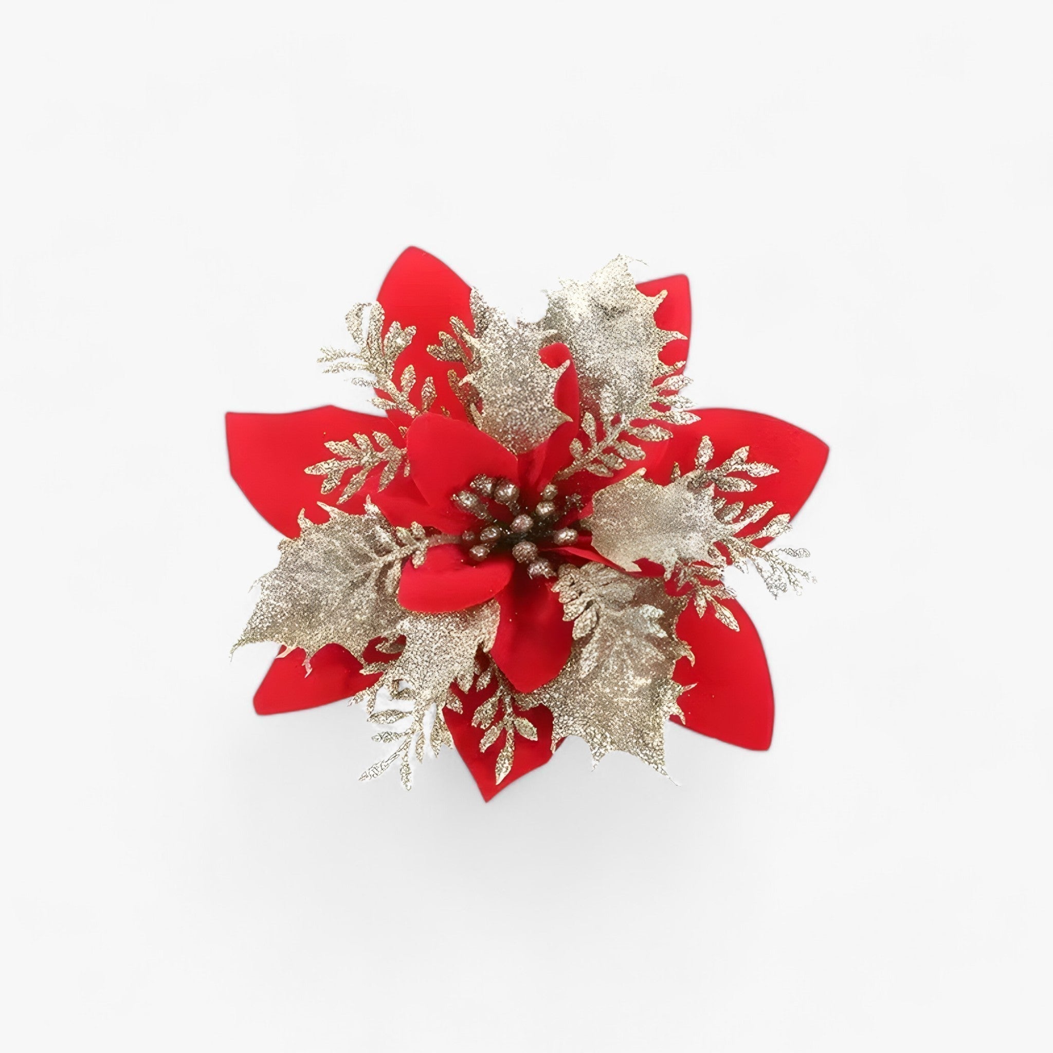 Blomster | Kunstige juleblomster - Elegance til julen - Rød eller 10 Stykker - christmas - {{ product_tags }