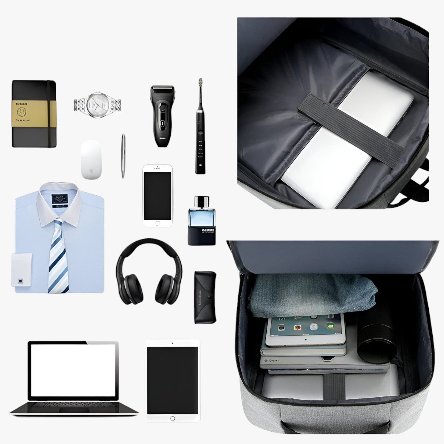 Gavin | Vandtæt Pung til Mænd med USB – 15,6" Laptop - - bags - {{ product_tags }