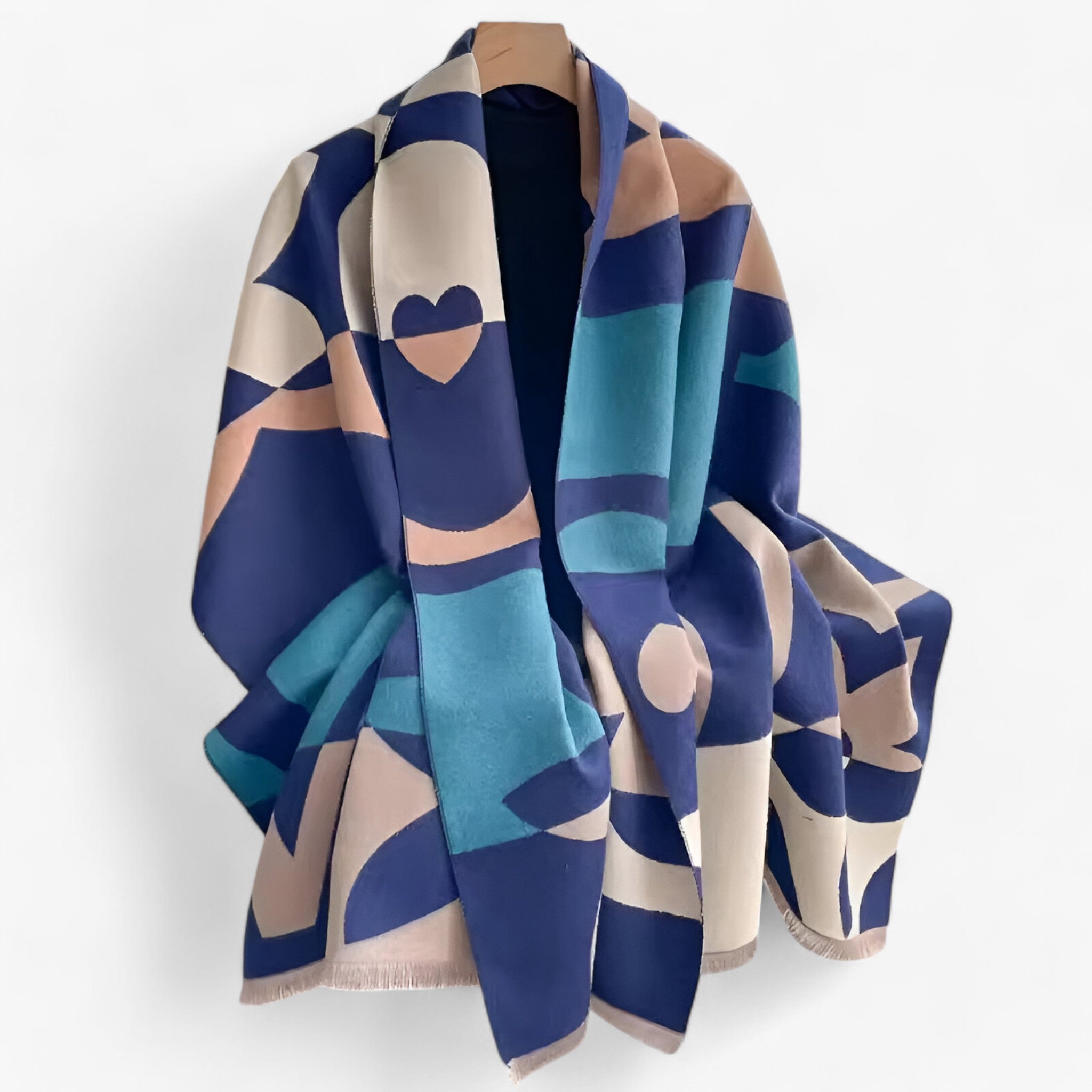 Livia | pashmina-sjal med blomsterprint – luksuriøs varme til efteråret og vinteren