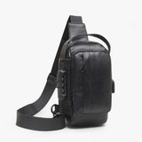 Yael | Men's Sling Bag with USB & Anti-Theft Lock - Stylish & Practical