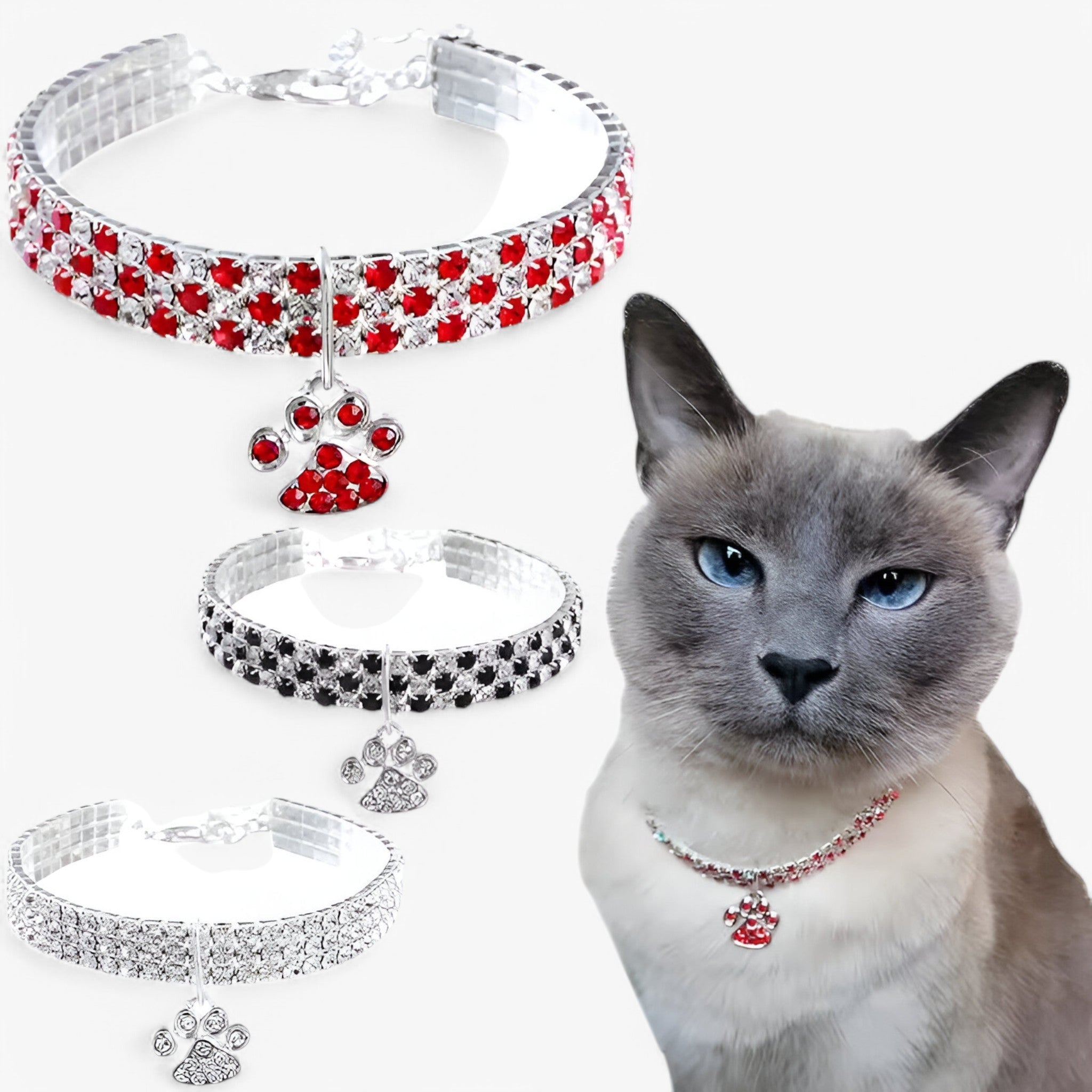 Luna | Luksus Krystalhalskæde med Diamantophæng - - other - {{ product_tags }
