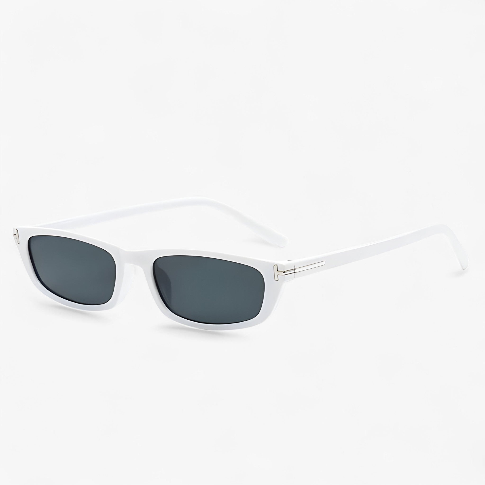 Inigo | Rektangulære solbriller i europæisk-amerikansk stil - Hvid Grå - men's fashion - {{ product_tags }