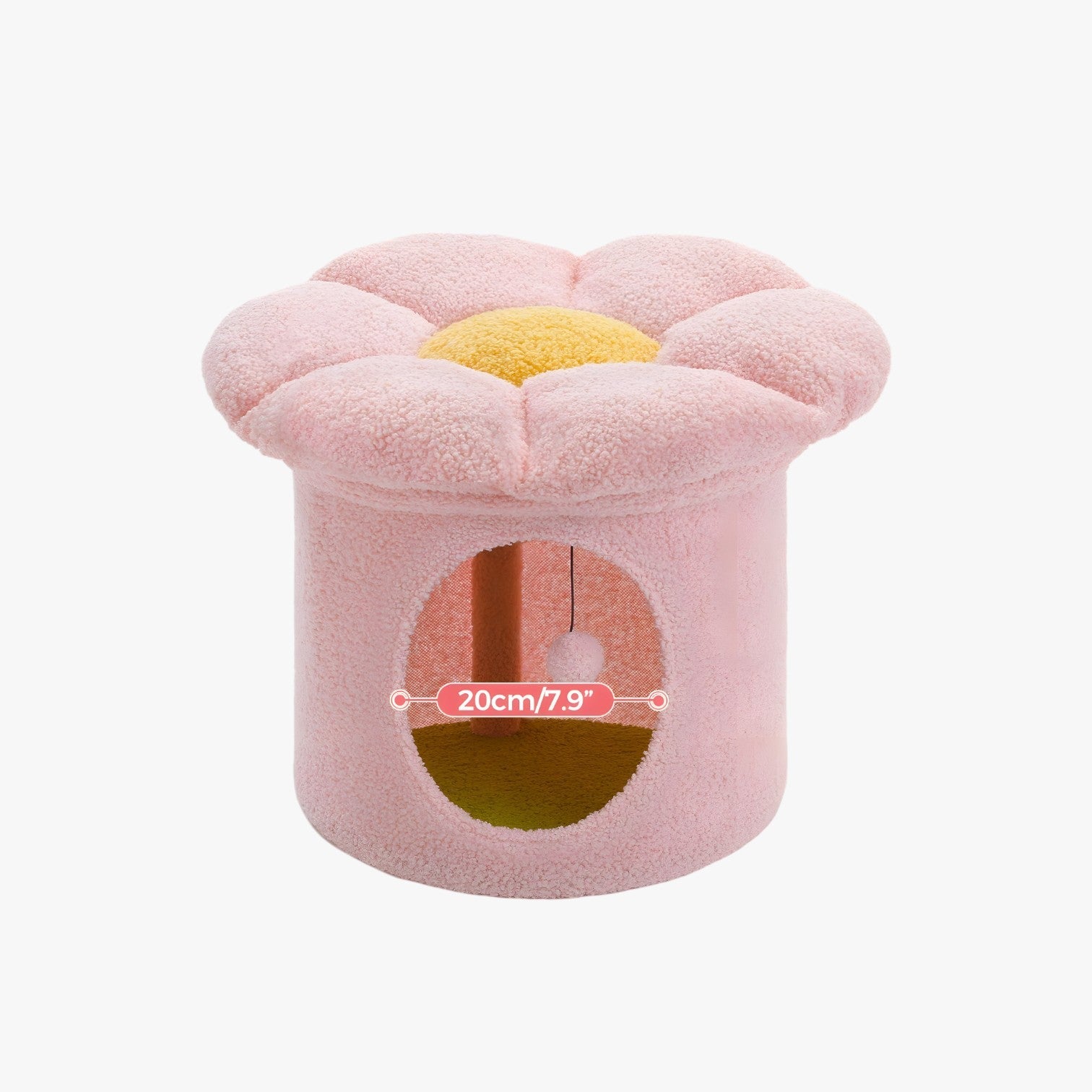 Polly | Sødt Kattehus med Aftagelig Blomsterseng - - house & garden - {{ product_tags }