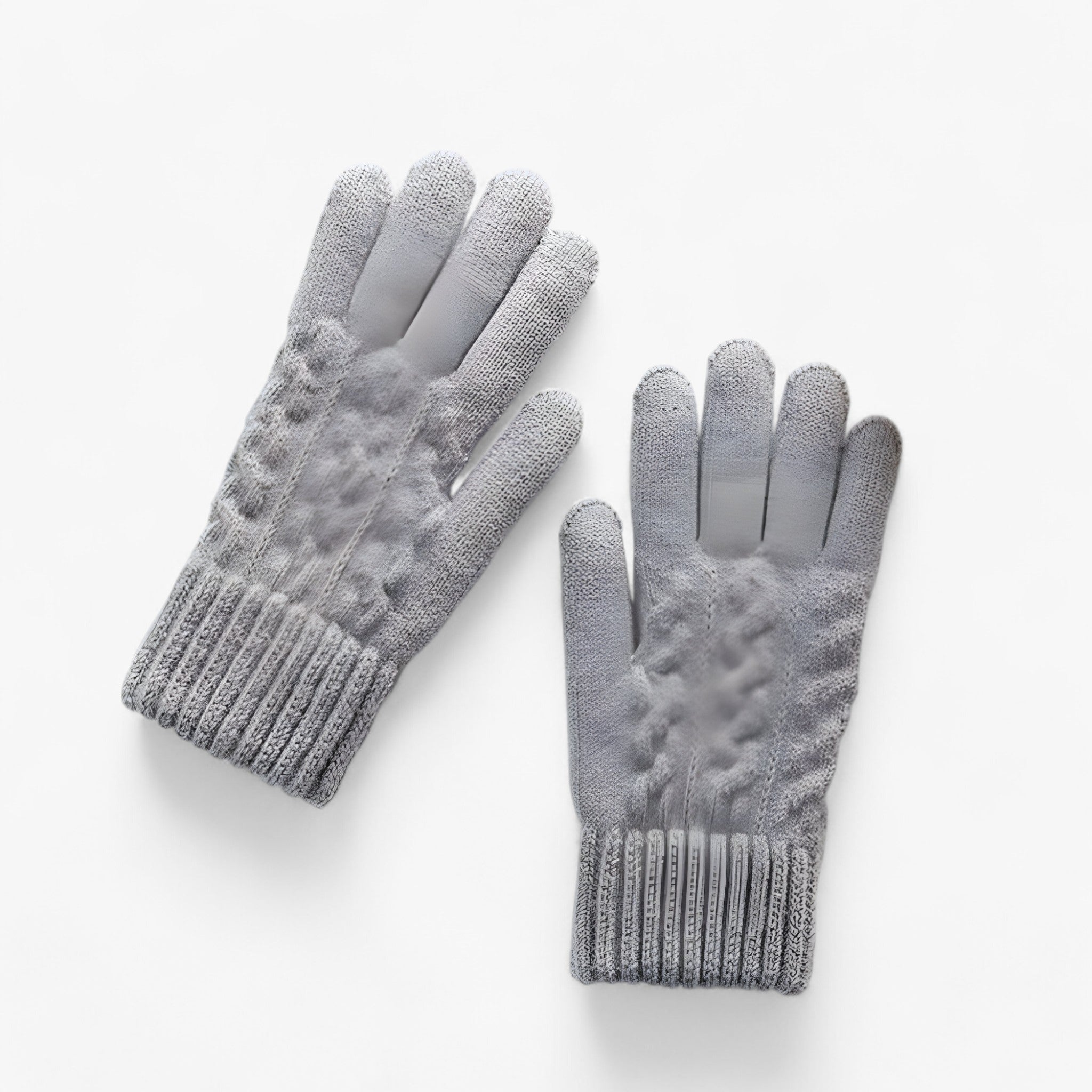 Termiske dameshandsker | Touchscreen-kompatible - Varme & Stilfulde - Grå - winter - {{ product_tags }